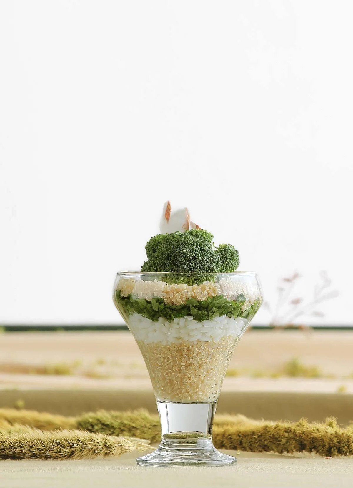 LAV Glas Eisbecher Dessert-Glas FRO378, Glas, 305ml Spülmaschinenfest 6tlg