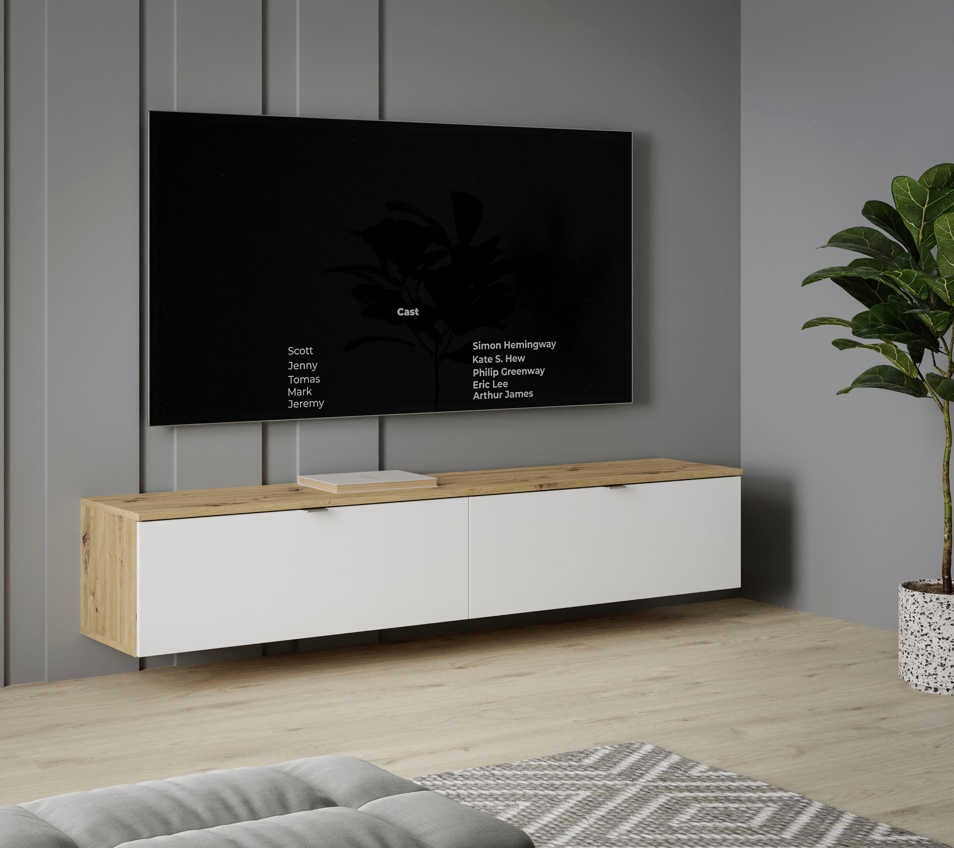 FORTE Lowboard "LibertadTV-Board, TV-Schrank", großes TV Board, erweiterbar günstig online kaufen