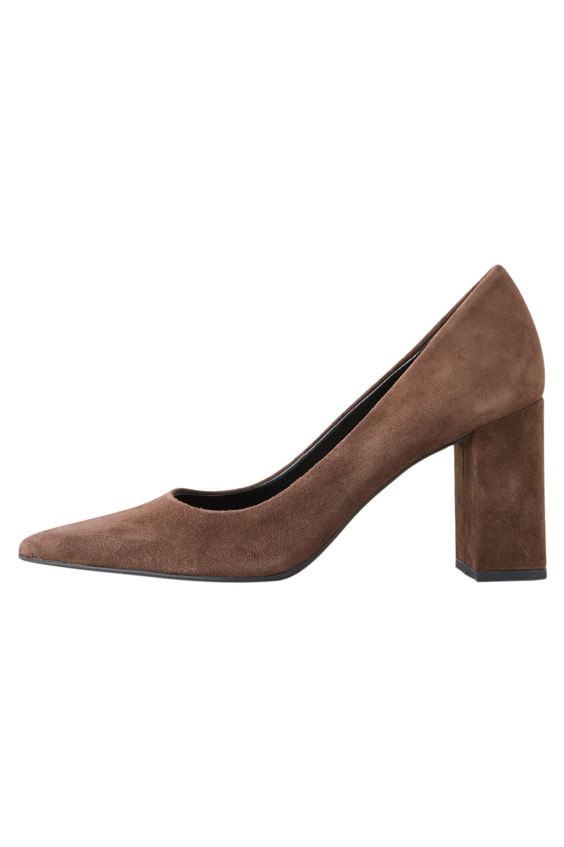 Forever Comfort® Lederpumps mit Blockabsatz Pumps