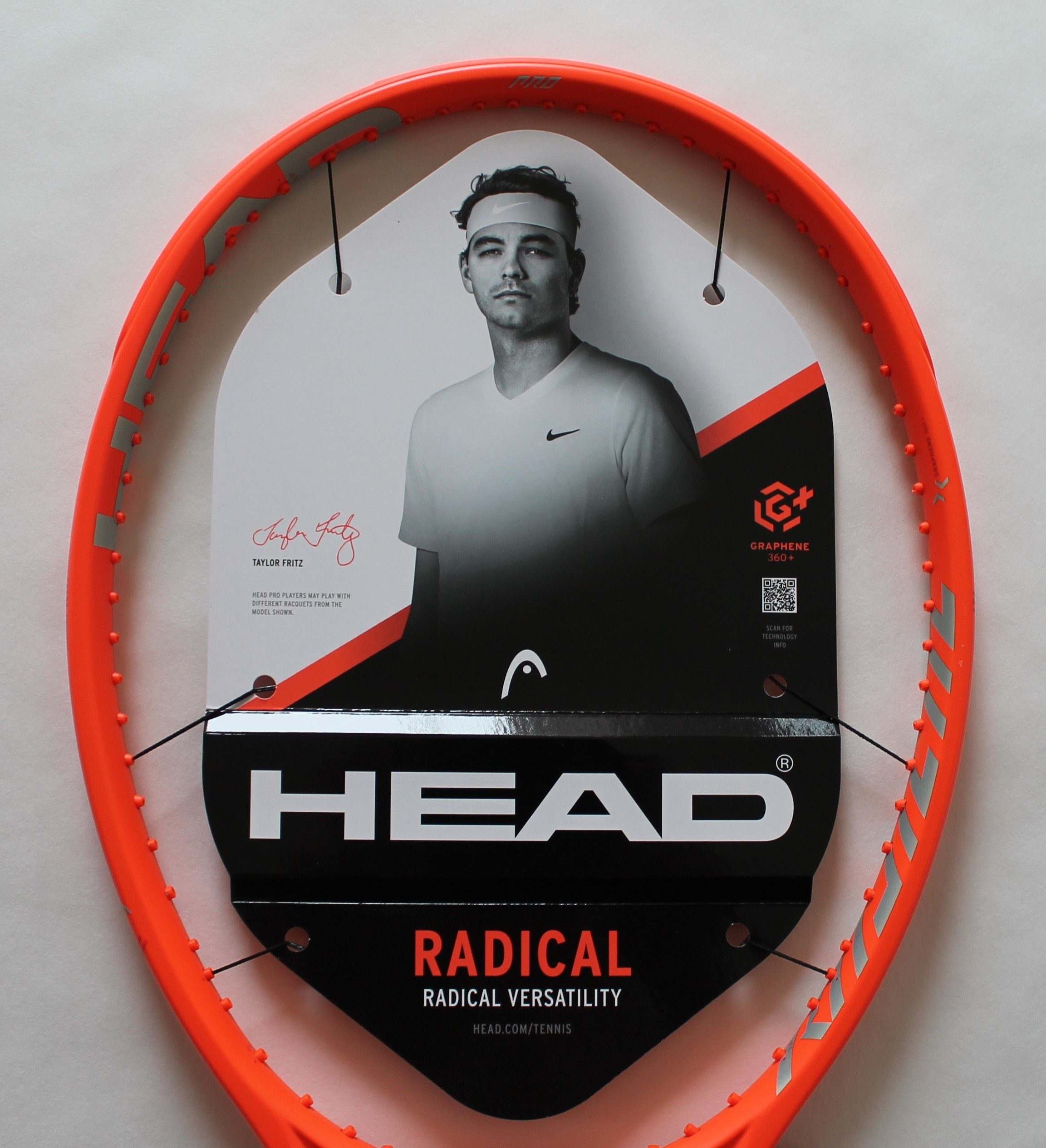 Head Tennisschläger Radical PRO HEAD Graphene 360+ Turnierschläger Tennis Racket unstrung, (1-tlg)