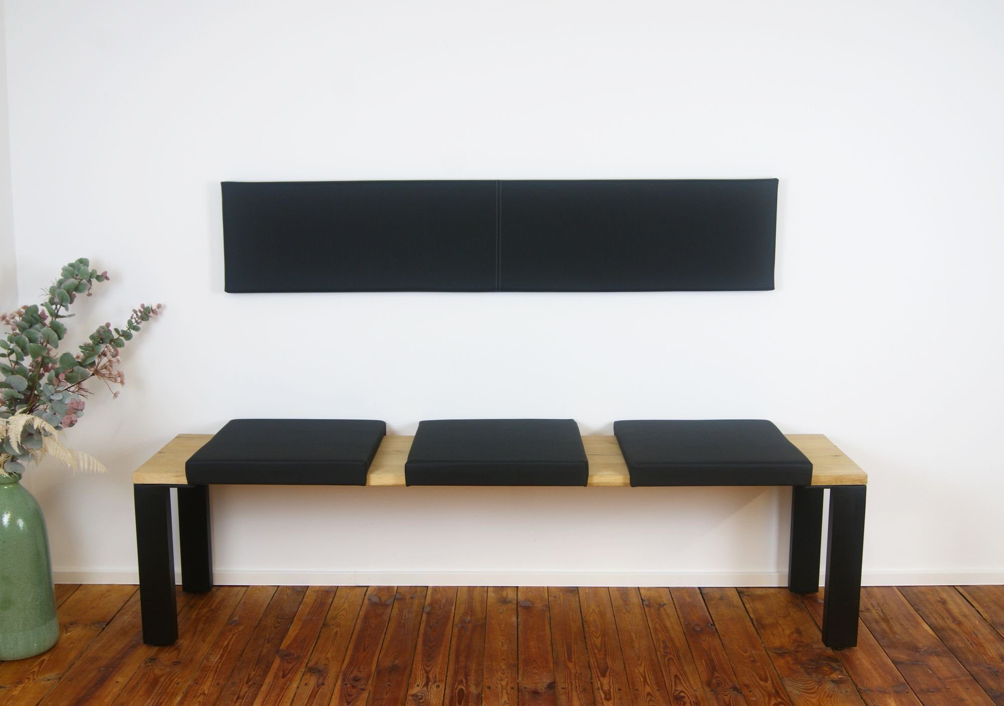 Lycce Bankauflage Klemmkissen Sitzkissen mit 2 Leisten, 37cm Klemmtiefe, Ku günstig online kaufen