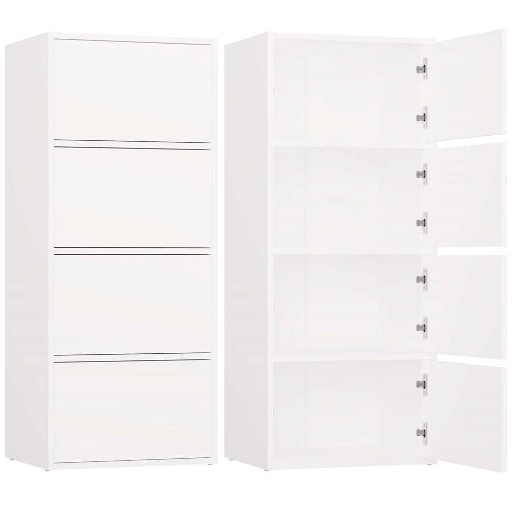 MAGOWA Kommode ALMA moderne Kommode mit TIP-ON System (perfekt kombinierbar), Höhe: 119 cm - Breite: 50 cm - Tiefe: 40 cm