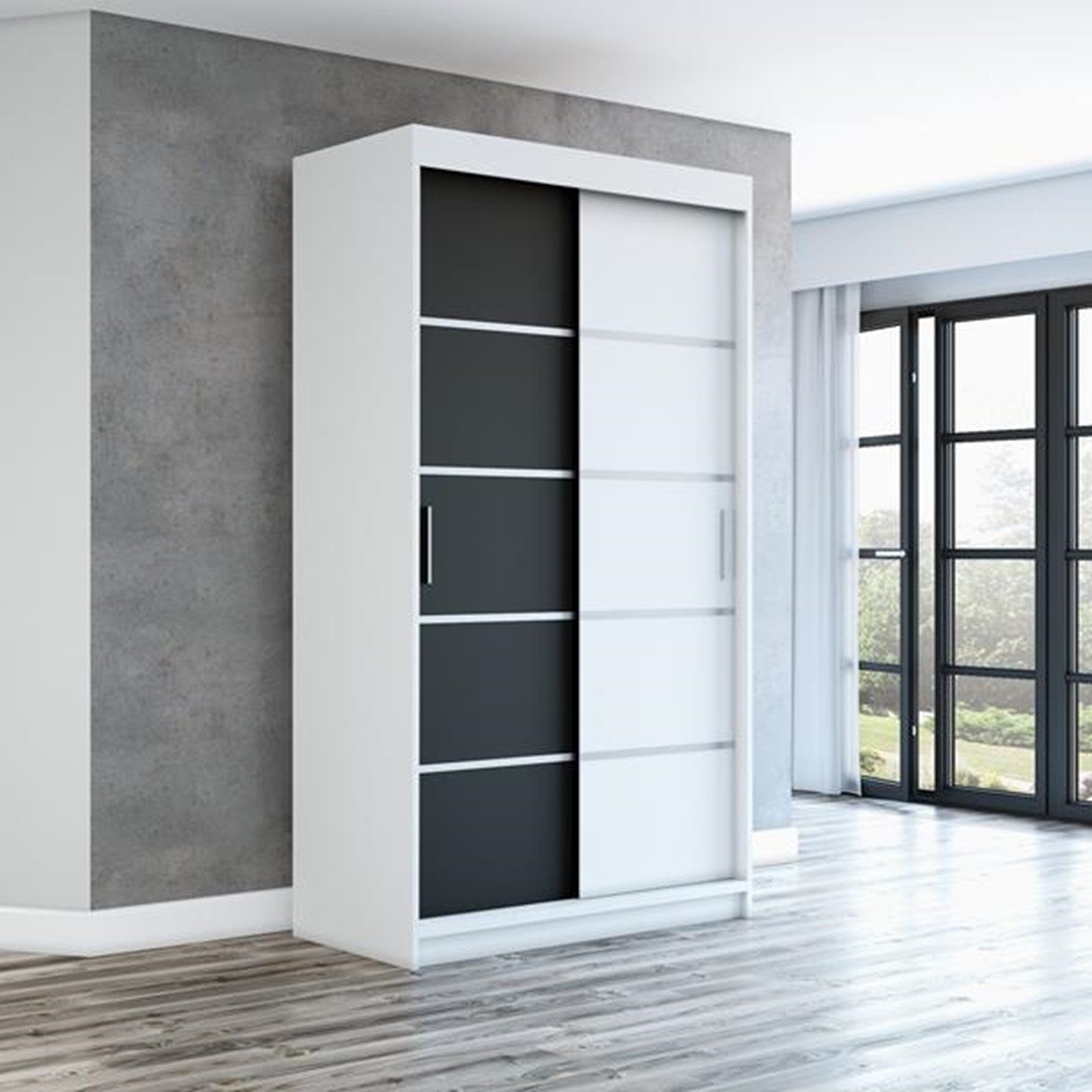 A&J MöbelLand GmbH Schiebetürenschrank PARIS 2-türig Schrank (TOP ANGEBOT! günstig online kaufen