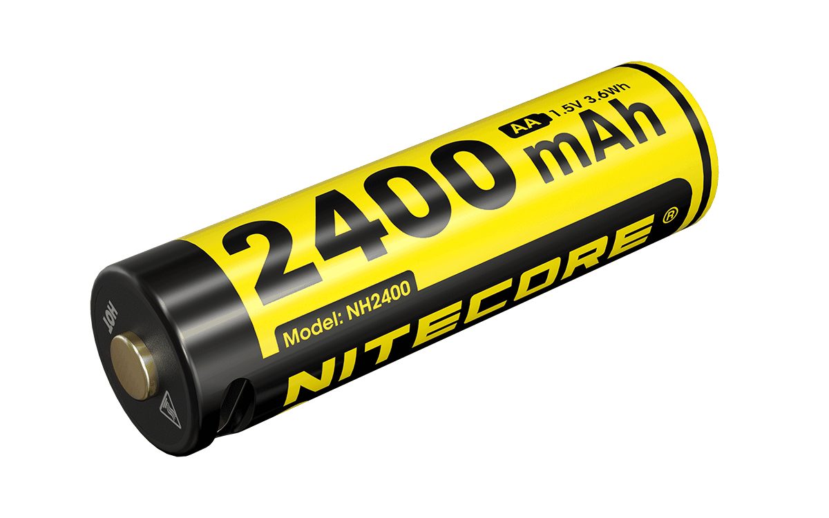 Nitecore Li-Ion Akku Typ 14500 - Li-Ionen Akku 1,5 Volt 2400 mAh USB-C - Akku (1 St)