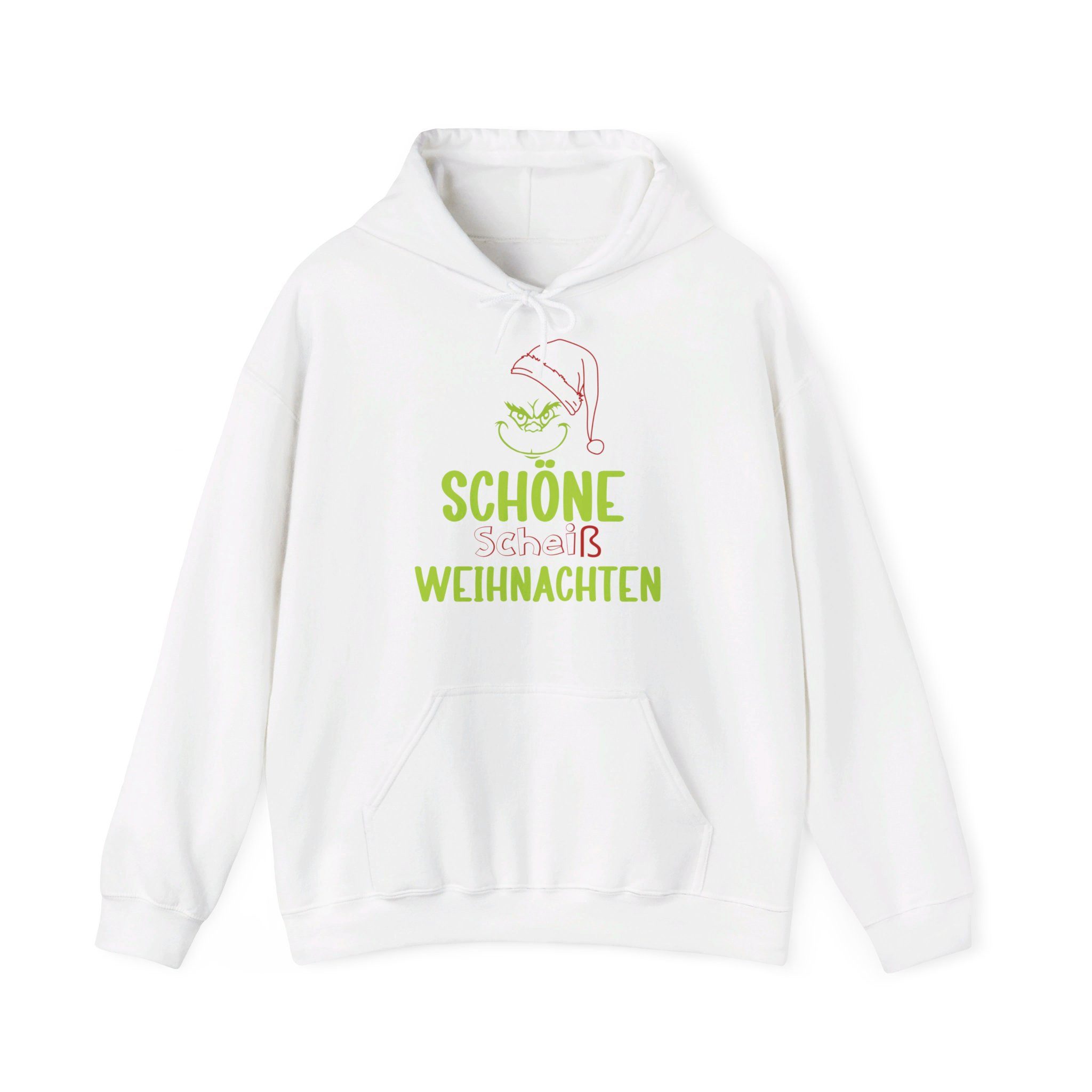Quality Elegance Рождественские Weihnachtssweatshirt Grinch Schöne Scheiß Hoodie weihnachtspullover