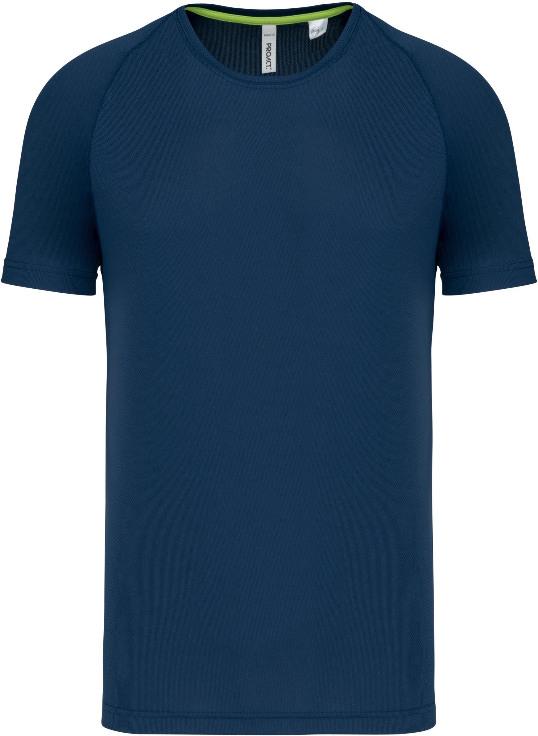 Trainingsshirt Herren-Sportshirt Recyclingmaterial mit Rundhalsausschnitt
