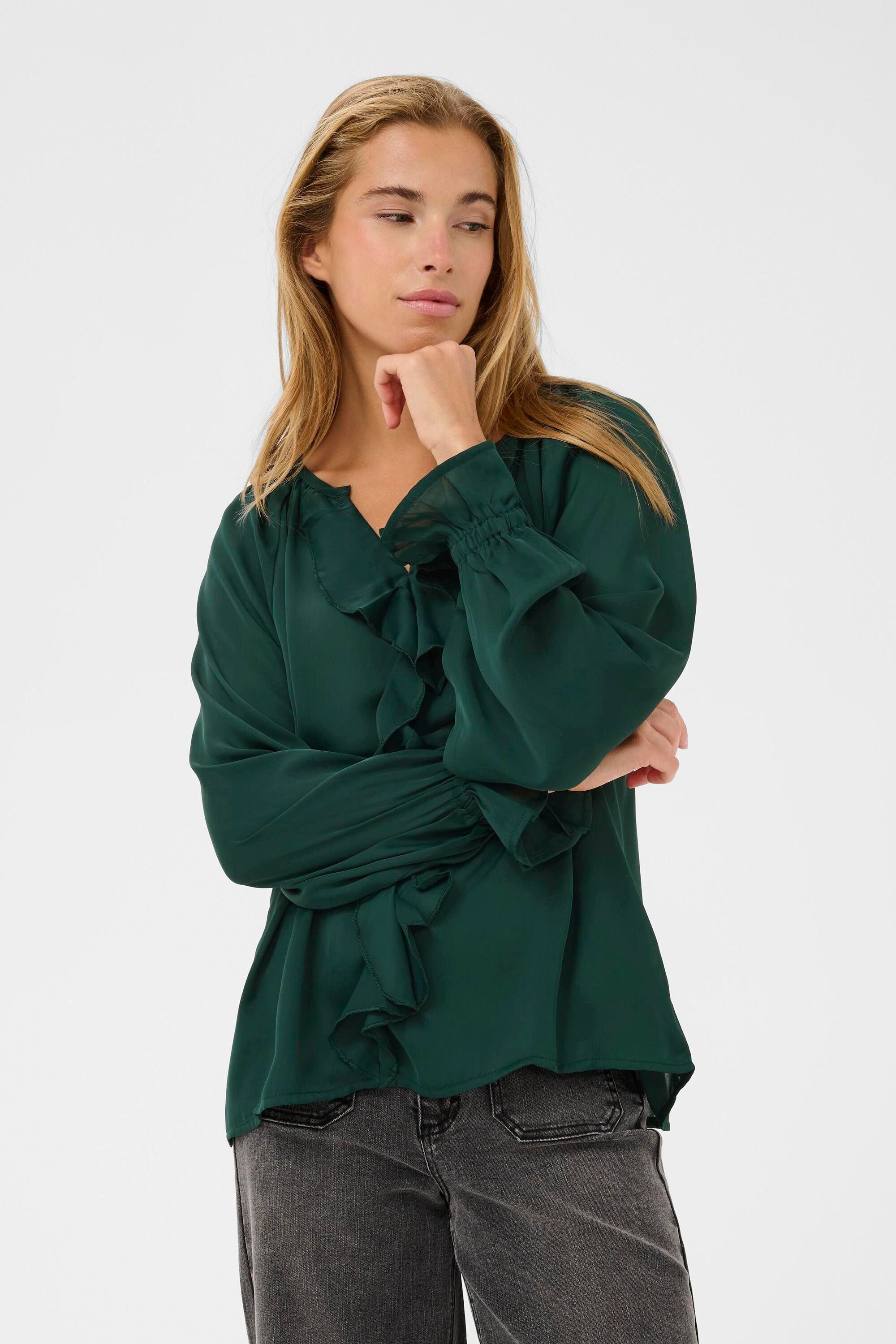 Langarmbluse Langarm-Bluse KAsienna