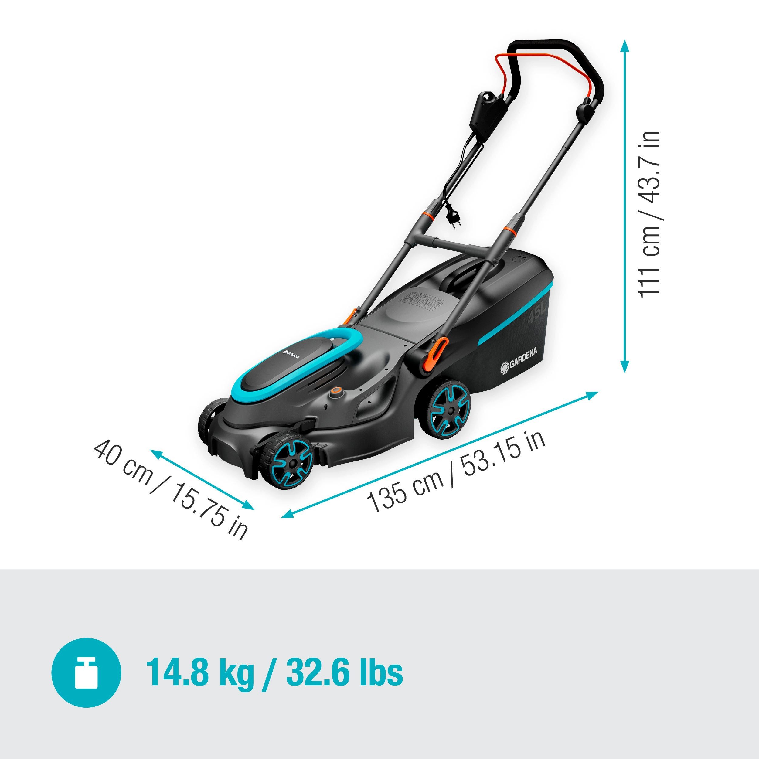 GARDENA Elektrorasenmäher PowerMax 37/1800 W, G2, günstig online kaufen