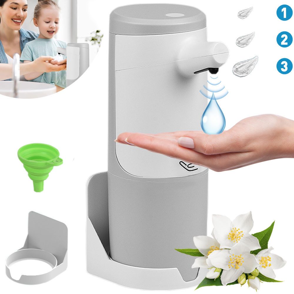 Seifenspender Seifenspender Automatischer Lotionspender USB 3Ebenen Verstellbar450ml