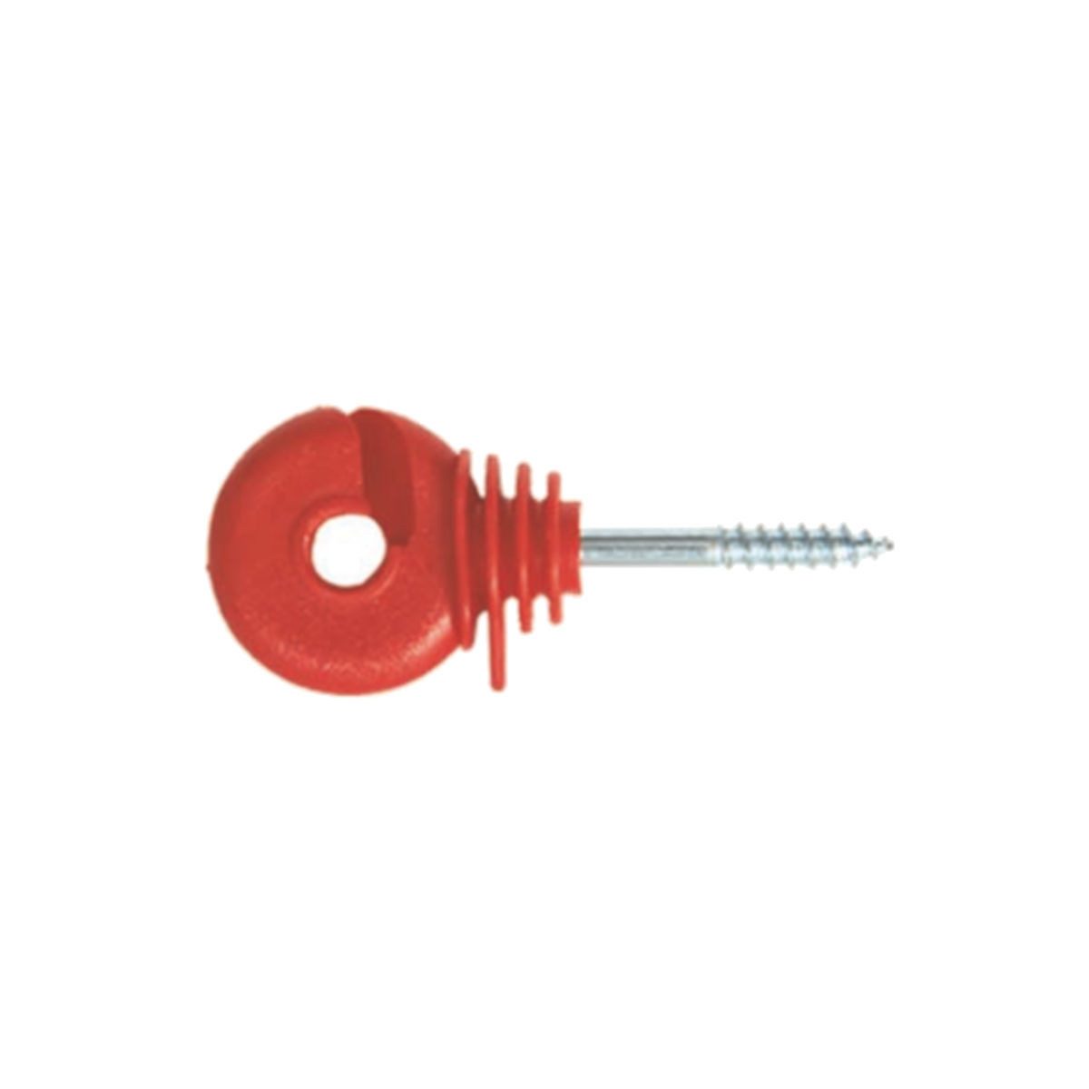 electra gmbh Zaunpfosten Electra Ringisolator H stabil rot, 150 Stück, inkl. Einschraubhilfe...