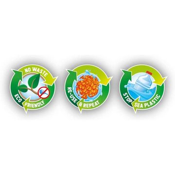 Toi-Toys Badespielzeug SPLASH Splashbälle - 3 Stück inkl. Ballschleuder, wiederverwendbar und nachhaltig
