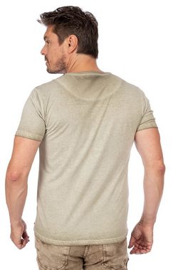 MarJo Trachtenshirt T-Shirt MANUEL schlamm