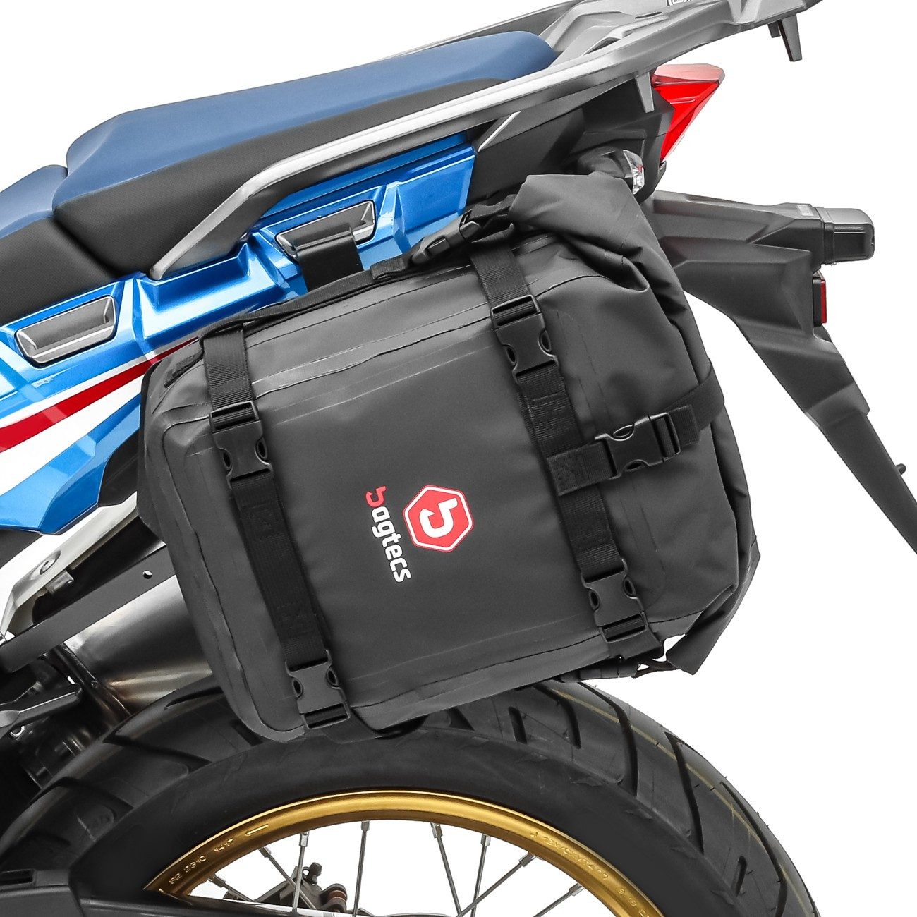 Reisetasche Satteltaschen K4 + Kofferträger SLP passend für Honda Africa Twin 1100