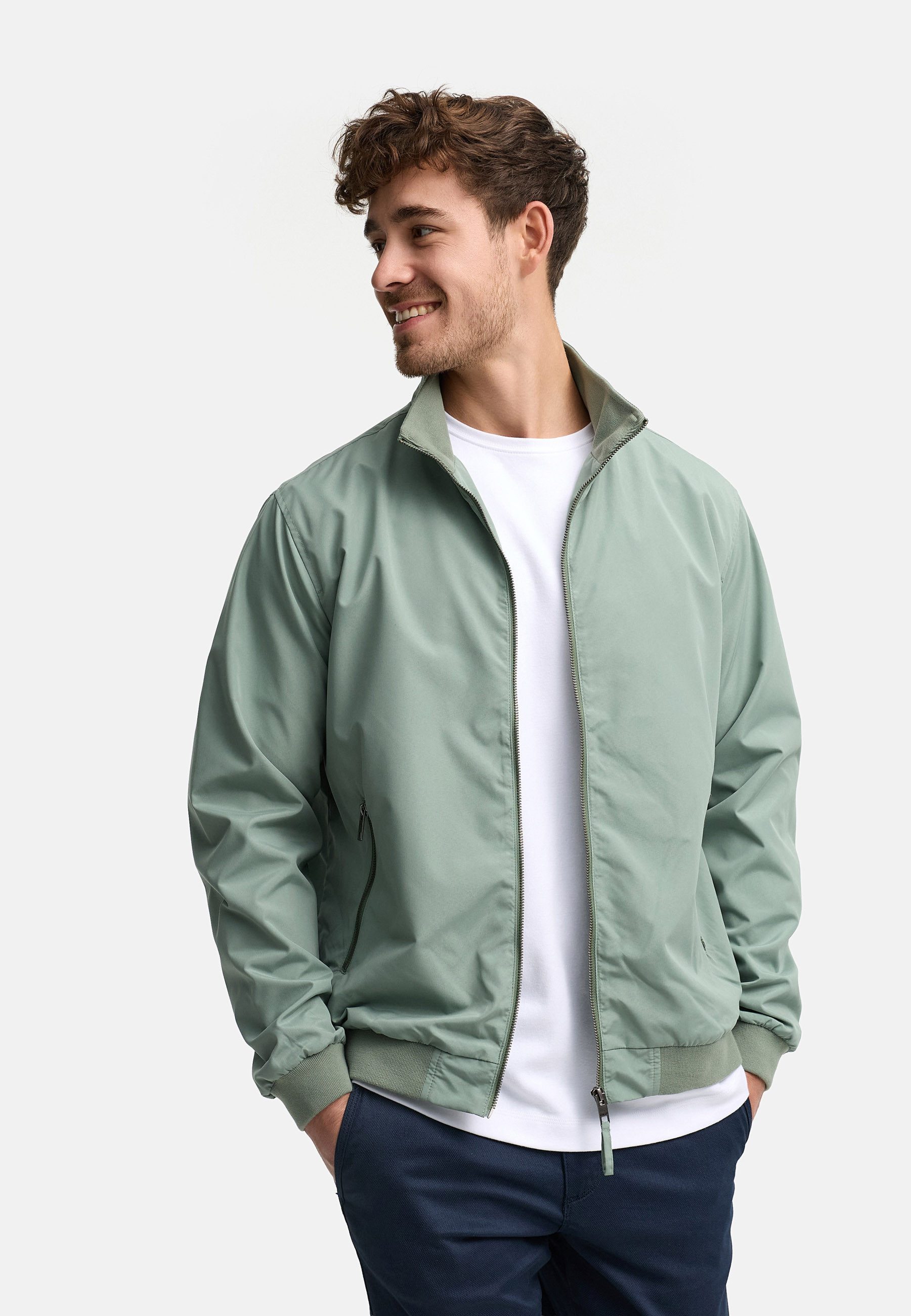 Indicode Blouson Herren INCatall Übergangsjacke Herrenjacke mit Stehkragen und Reißverschluss