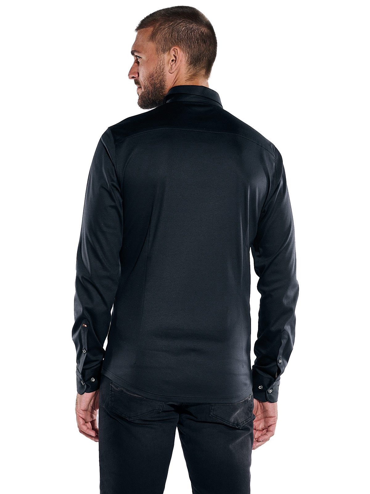 emilio adani Langarmhemd Jersey-Hemd Langarm günstig online kaufen