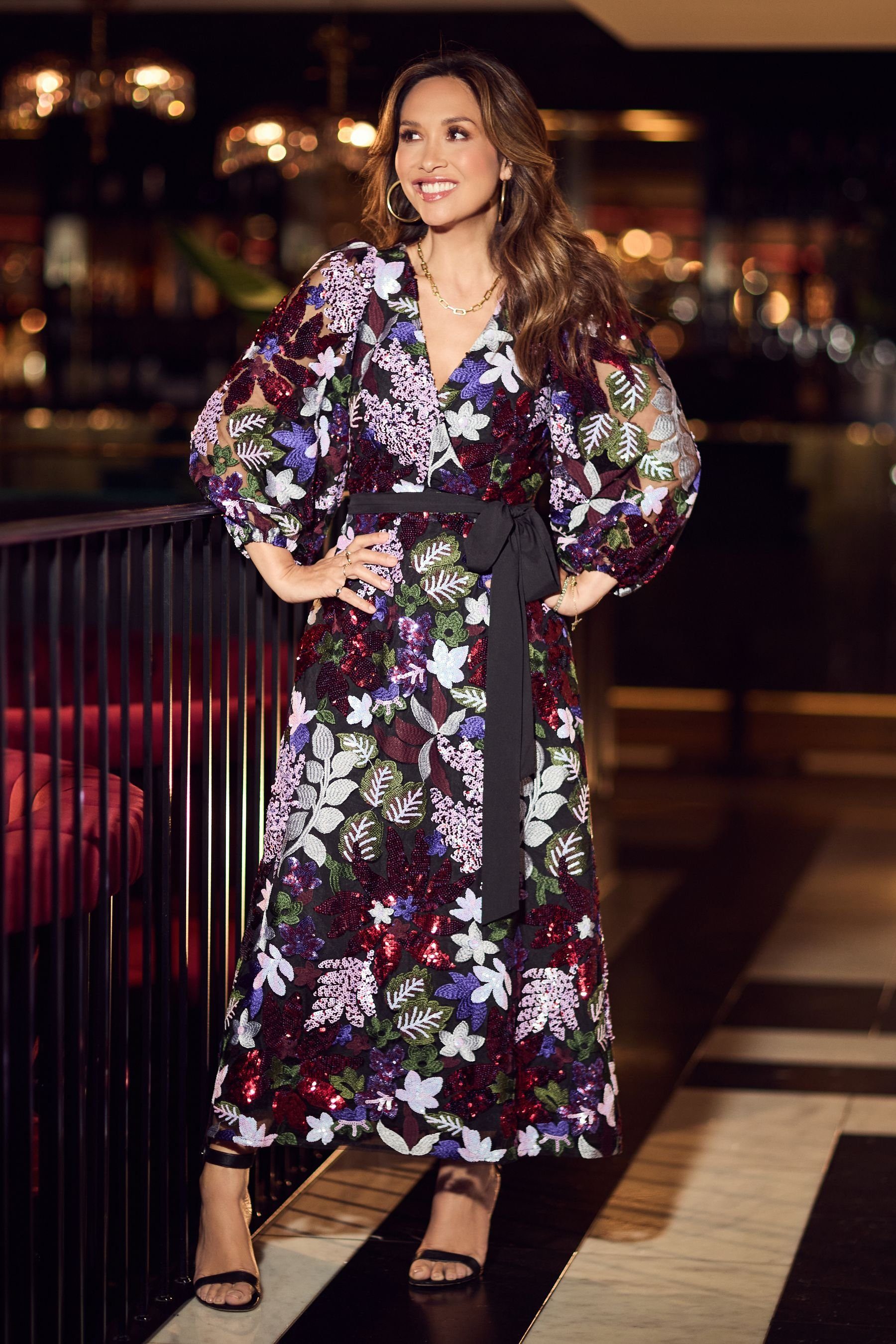 Myleene Klass Wickelkleid Myleene Klass Wickelkleid günstig online kaufen