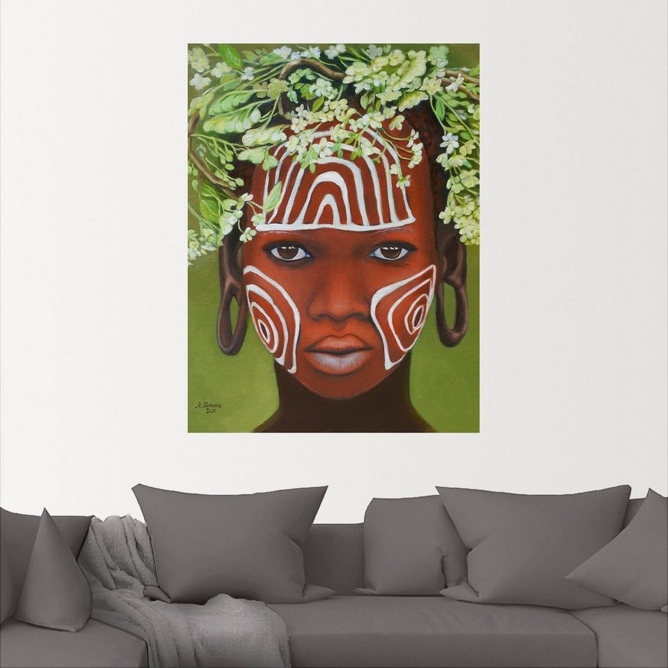 Artland Wandbild Afrikanische Schönheit, Bilder von Frauen (1 St), als  Alubild, Leinwandbild, Wandaufkleber oder Poster in versch. Größen