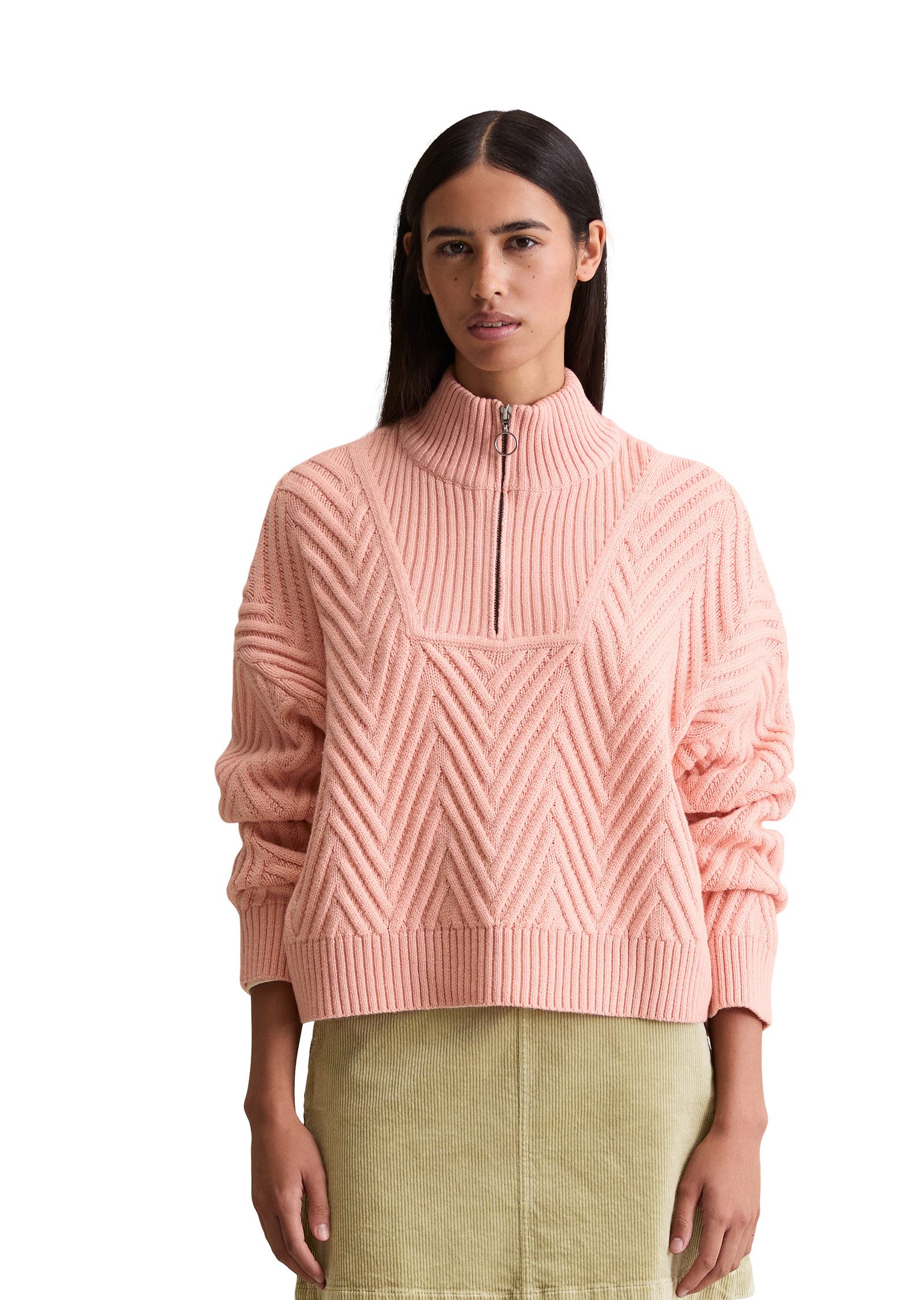 Marc O'Polo DENIM Strickpullover aus weichem Schurwolle-Mix günstig online kaufen