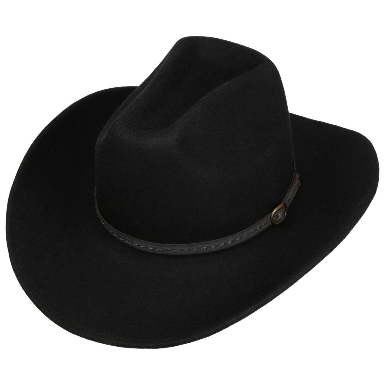 Lipodo Cowboyhut (1-St) Wollhut mit Lederband, Made in Italy günstig online kaufen