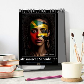 CALVENDO Wandkalender Afrikanische Schönheiten (Tischkalender 2024 DIN A5 hoch)