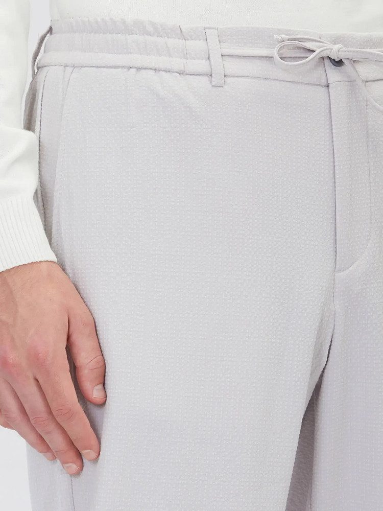 KİP Jeansjeggings Hellgraue, gewebte Jogginghose in lässiger Passform