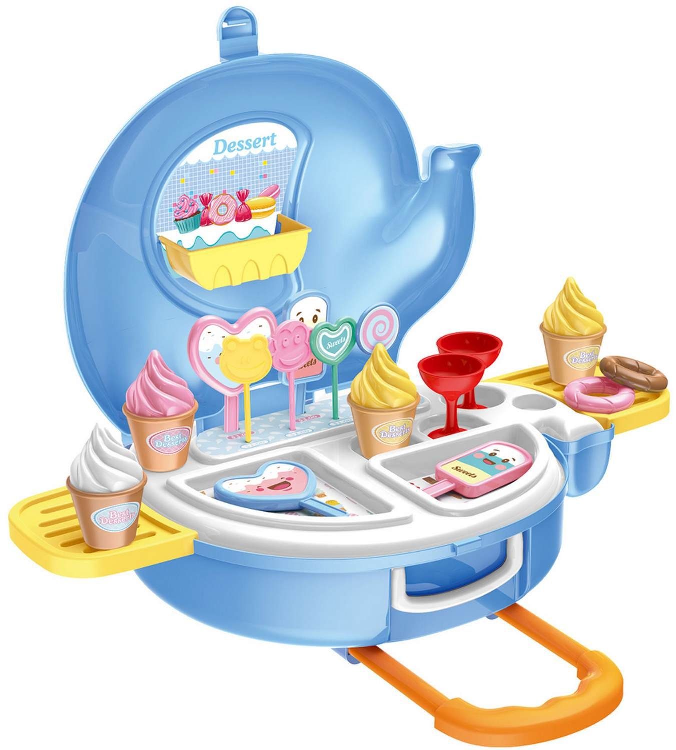Diakakis Spielküche »Candy Trolley Eis Süßigkeiten Süßwaren 27-tlg.«  Kunststoff