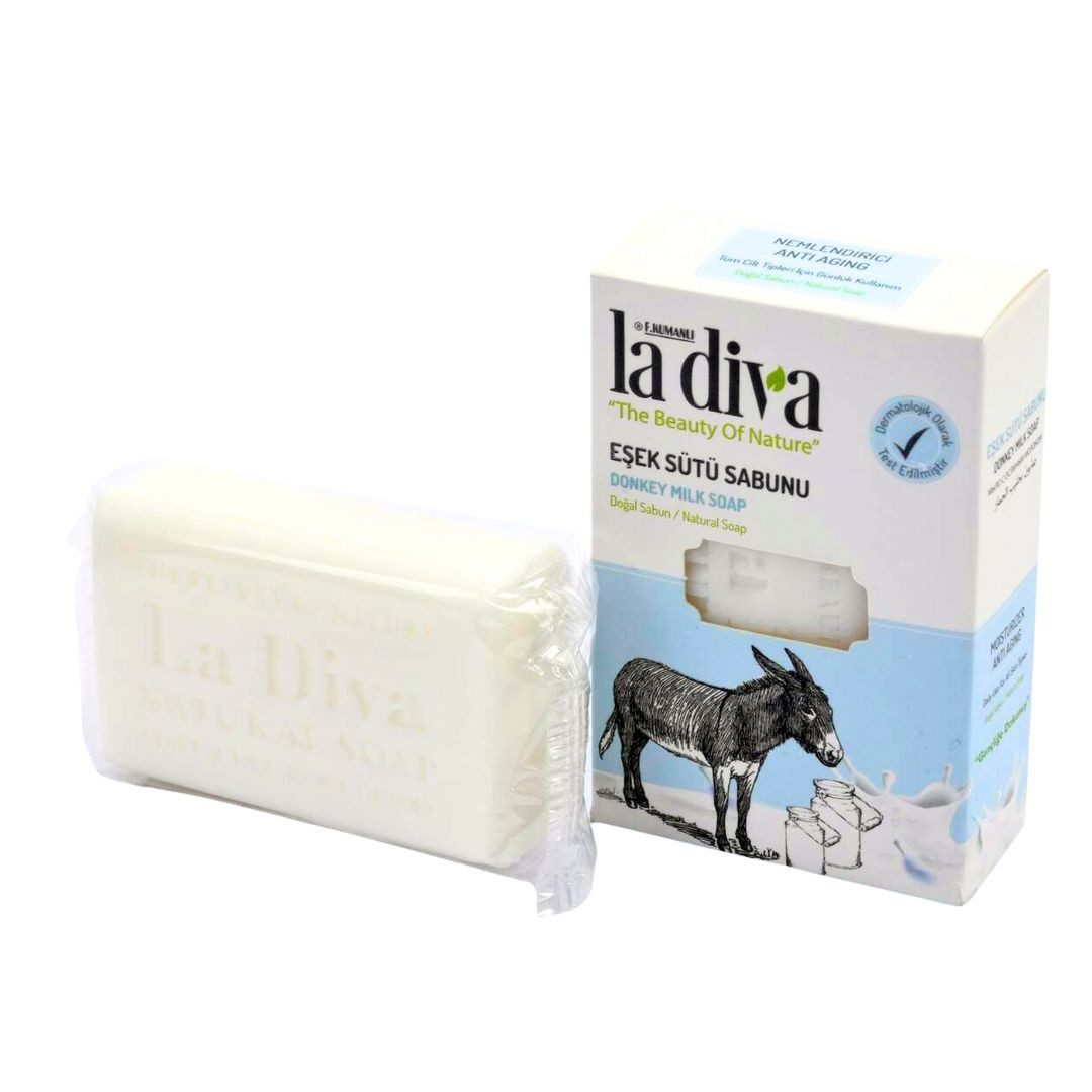 Handseife Eselsmilchseife 100 g Duftseife, 1-tlg., für empfindliche und trockene Haut