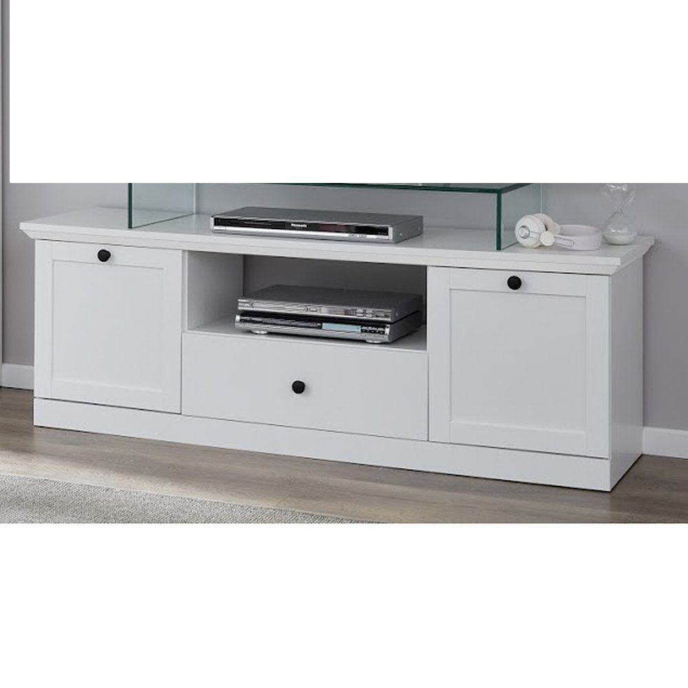 trendteam Sideboard, Lowboard Fernsehtisch HiFi-Tisch Mehrzweckschrank Weiß günstig online kaufen