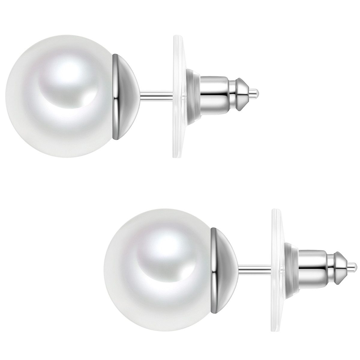 Yokoamii Paar Ohrstecker Set: Y502 (2-tlg), mit Muschelkernperle