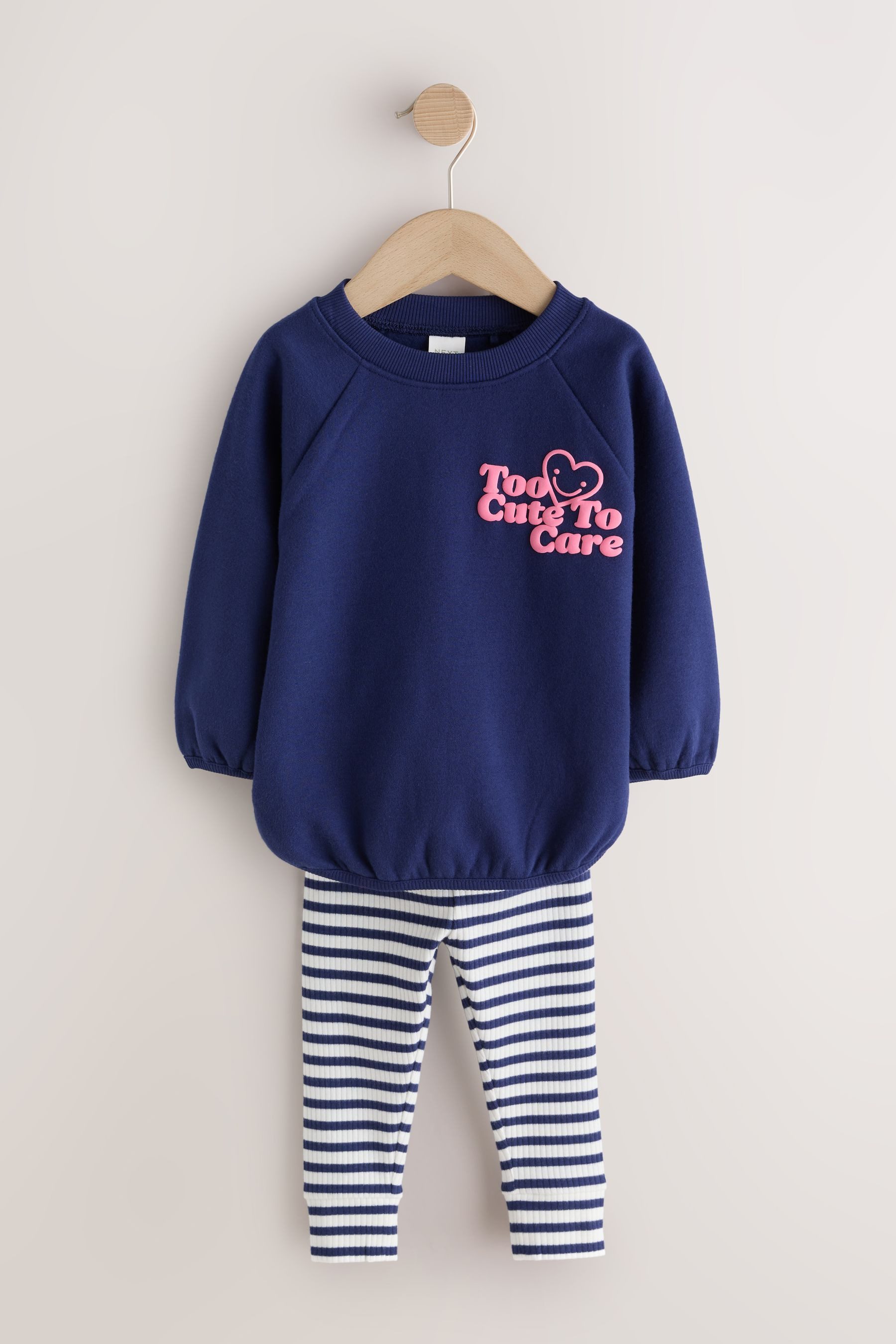 Next Top & Leggings Sweatshirt und Leggings im Set, 2er-Pack (4-tlg) – Bild 4 von 5