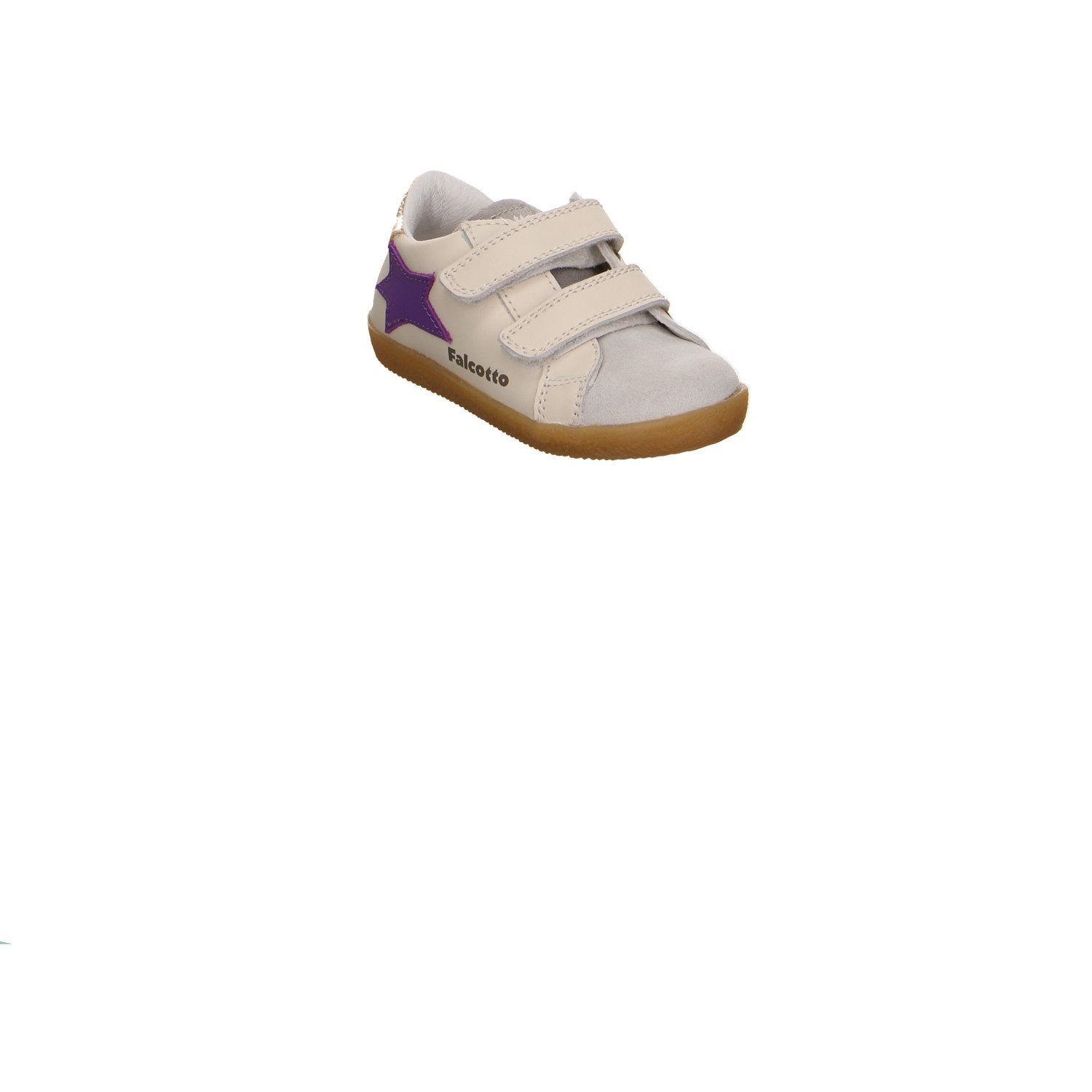 Naturino Naturino Leder Kletthalbschuh Mädchen beige Klettschuh