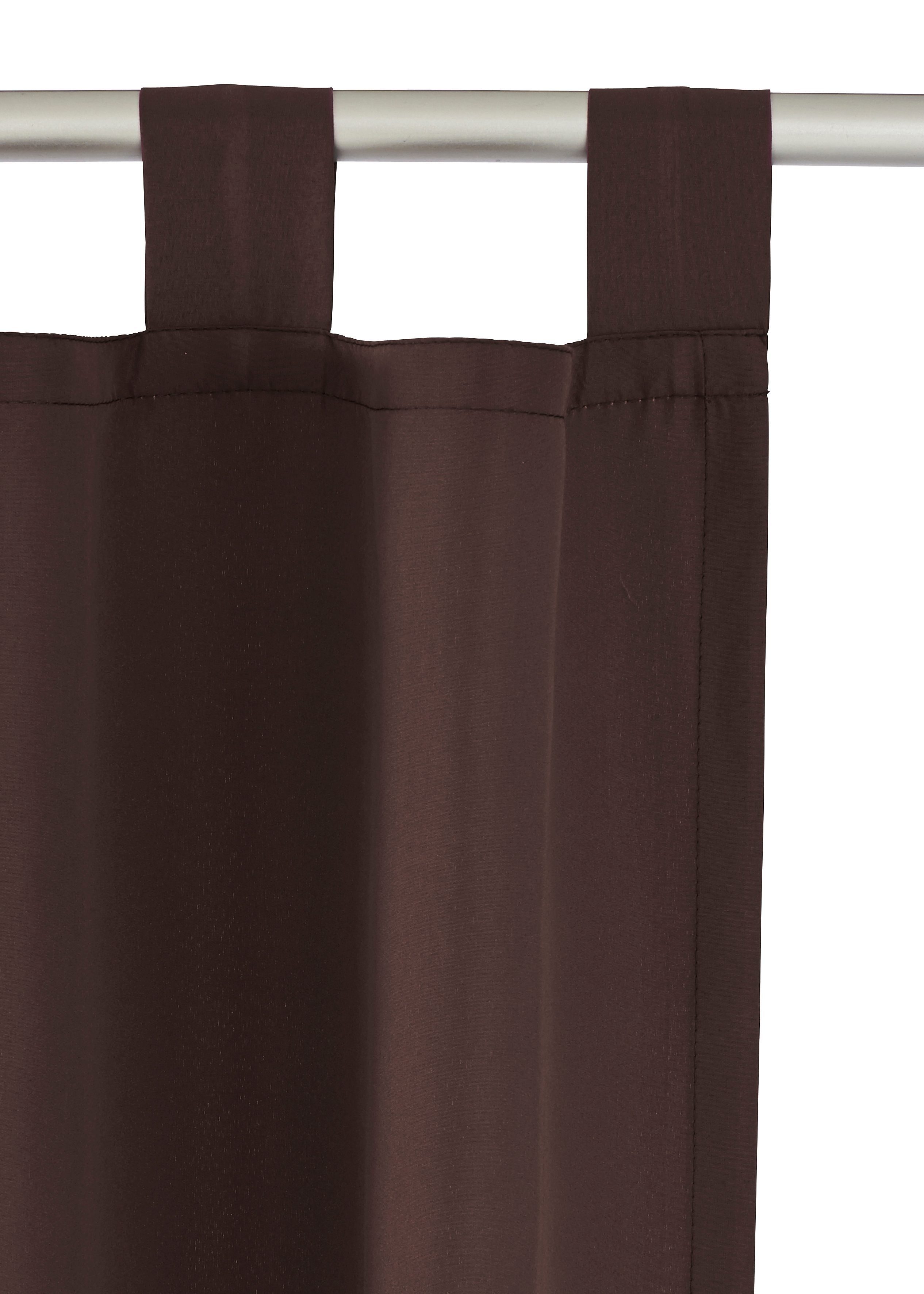OTTO home Vorhang Raja mit Schlaufen, 2er Pack, blickdicht, Topseller (2 St), Schlaufen, blickdicht, Polyester, 2er-Set, Bestseller, einfarbig, modern, pflegele – Bild 5 von 5