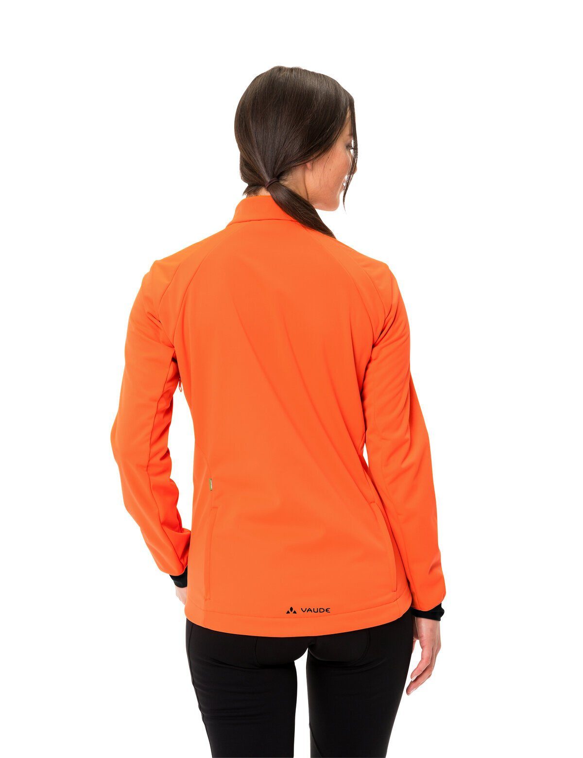 Women's VAUDE Outdoorjacke Klimaneutral Posta Jacket neon kompensiert Softshell (1-St) orange