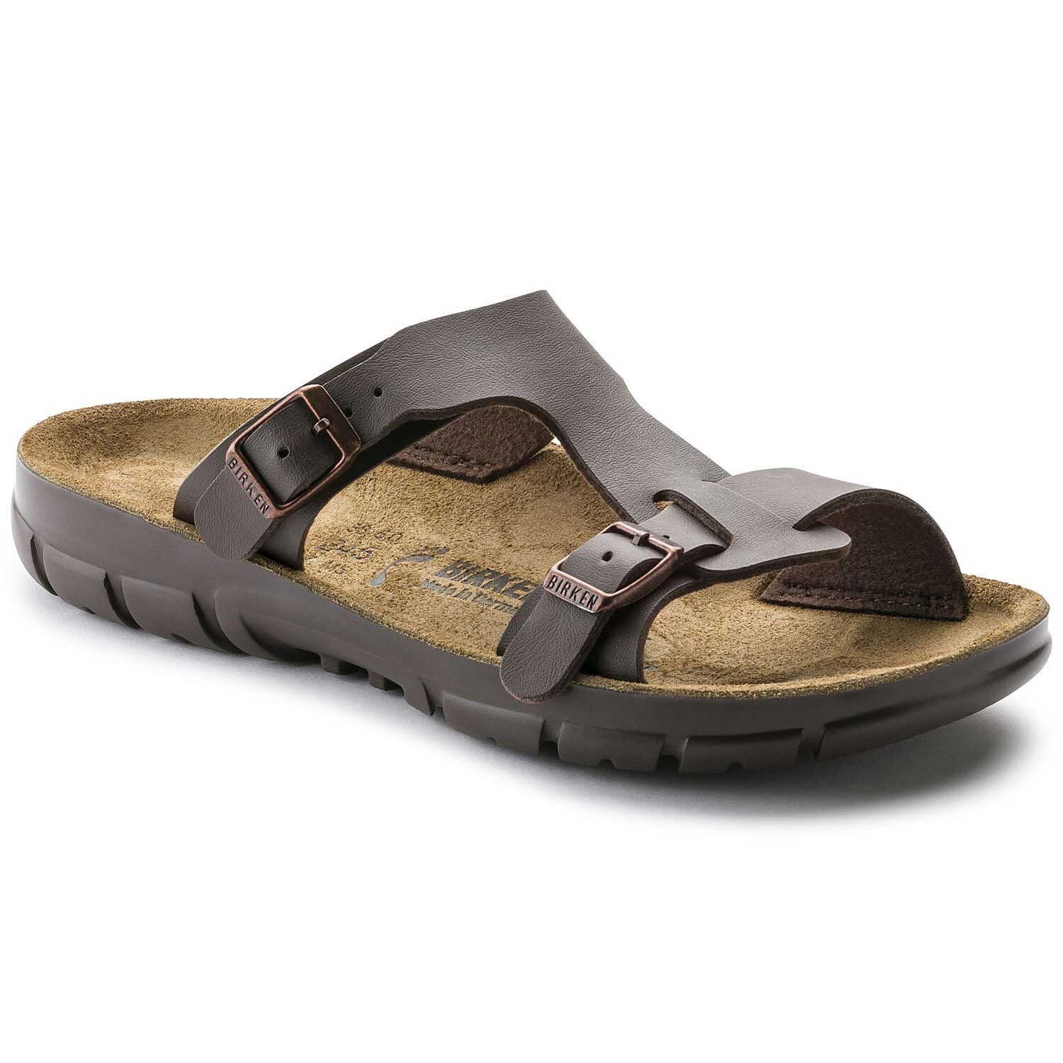 Birkenstock Sandalen Damen Sommer - Sofia - Anatomisches Kork-Latex-Fußbett - Sandale Flache Sandaletten mit modischer T-Spange und verstellbaren Riemen
