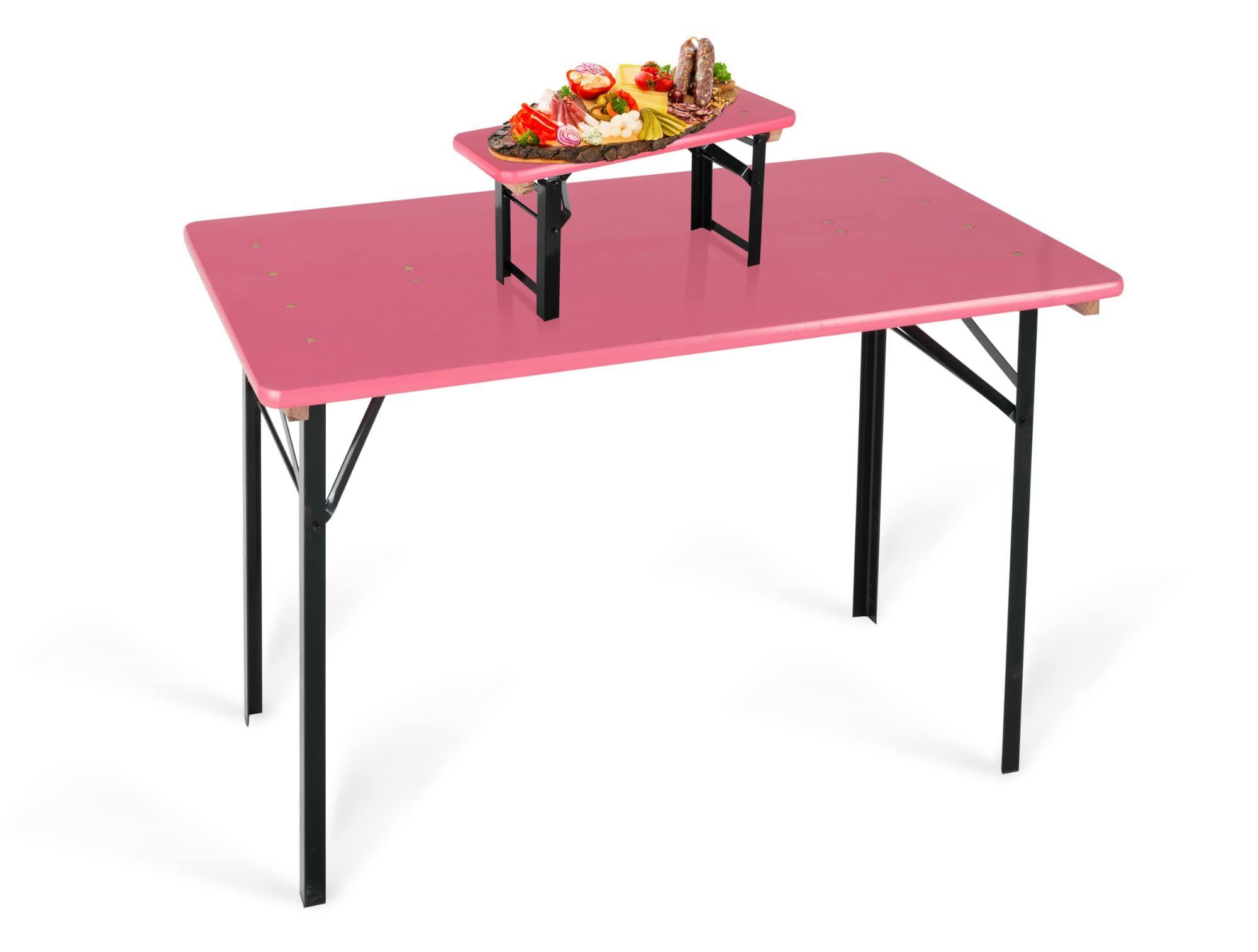 Stagecaptain Servierplatte BB-55 Hirschgarten Bierzeltbankerl, Holz, (Spar-Set, 2-tlg), Bierzelt-Bank im Miniaturformat - Nützliche Deko für jedes Buffet