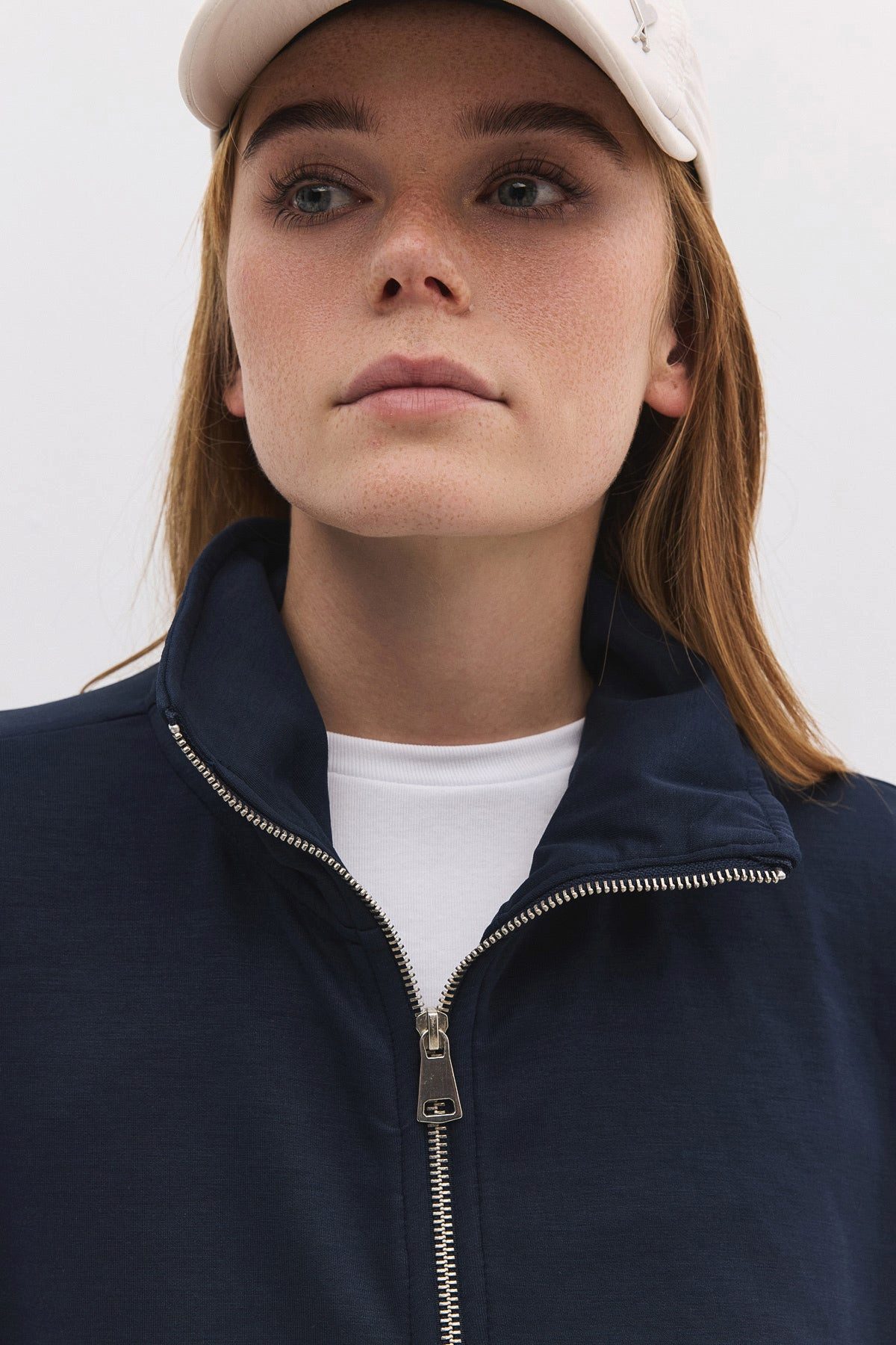 No Matter What Kapuzensweatshirt Sweatshirt mit halbem Reißverschluss