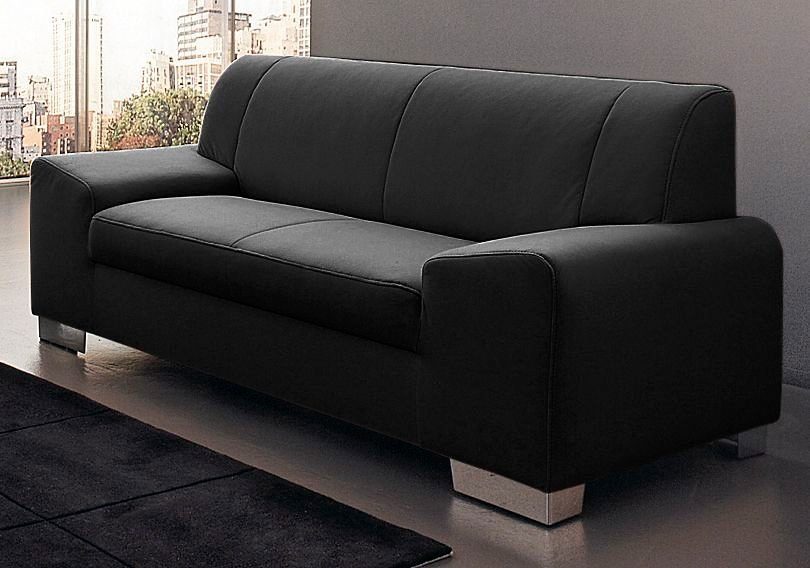 DOMO collection 2-Sitzer Alisson kubische Formensprache mit abgerundeten Elementen, komfortabel, fester Sitzkomfort
