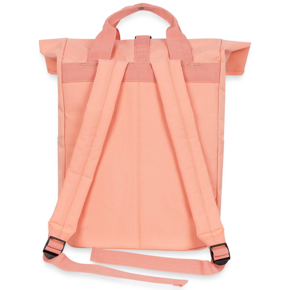 Spreadshirt Rucksack Crème Frech Lustiger Becher Mit Sonnenbrille Rolltop Rucksack mit zwei (1-tlg)