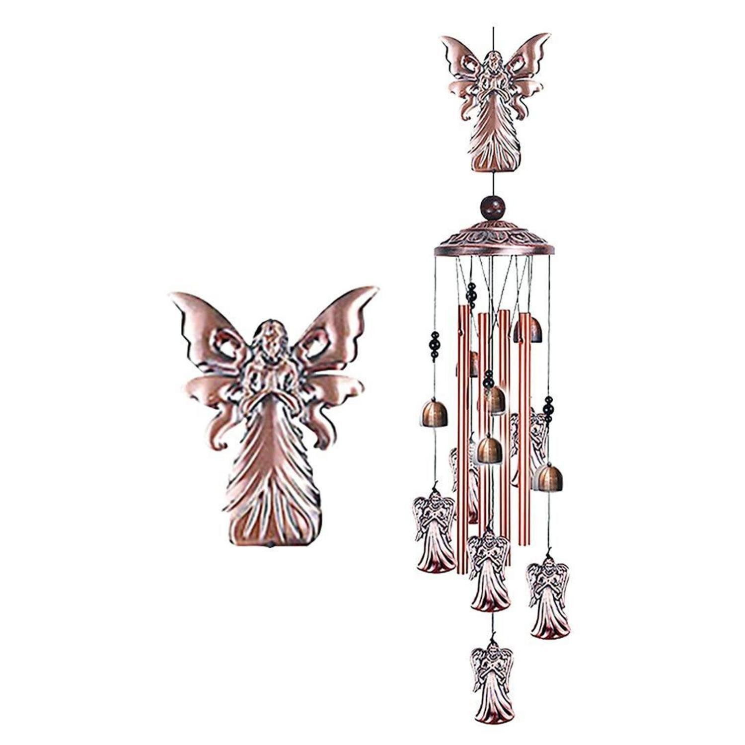 LuxusKollektion Windspiel Windspiel Alu 4 Rohre 90cm Retro Bronze (1 St)