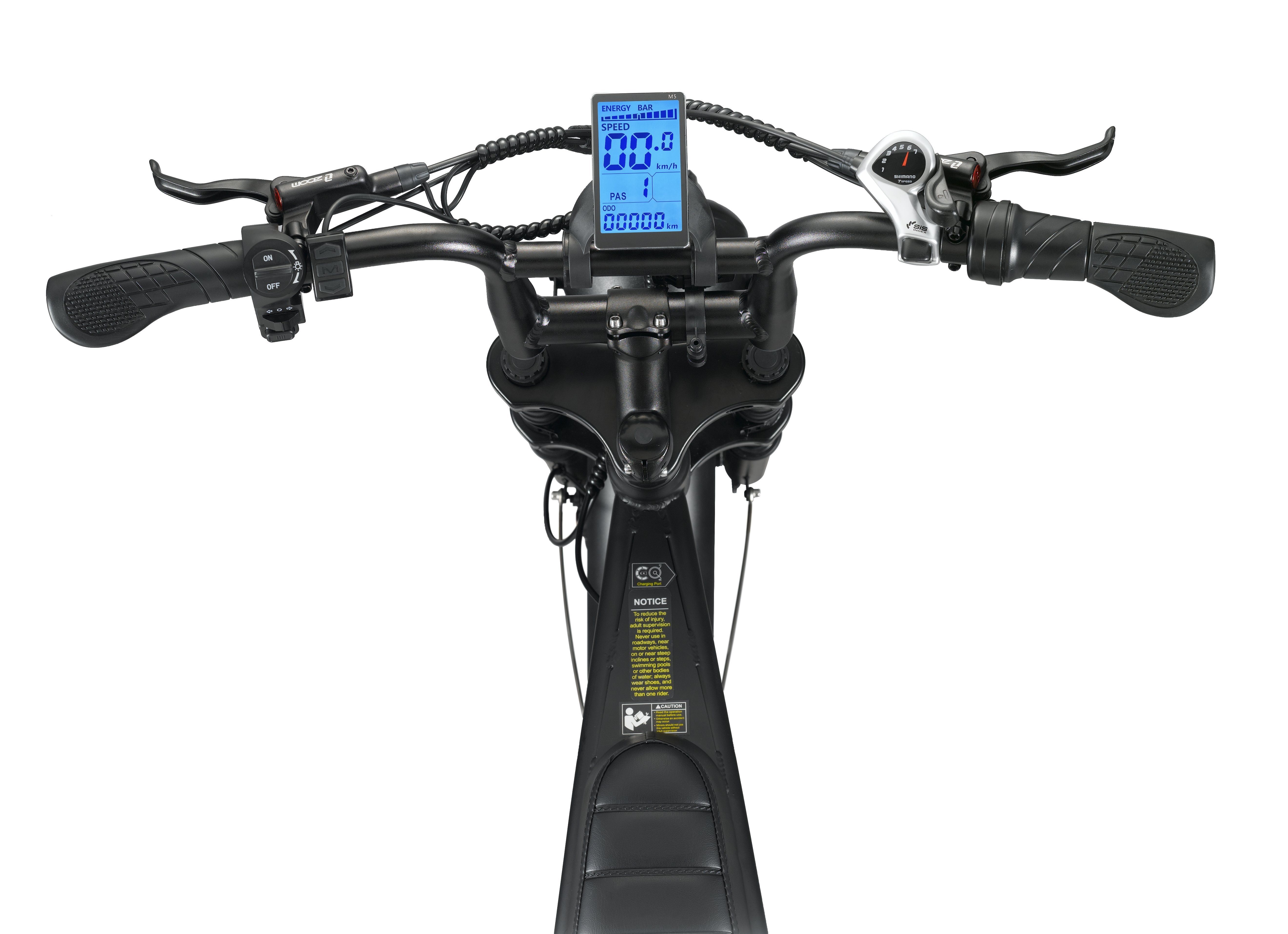 DOTMALL E-Bike mit Hochleistungs-Mountainbike LCD-Bildschirm einem V8 intelligenten