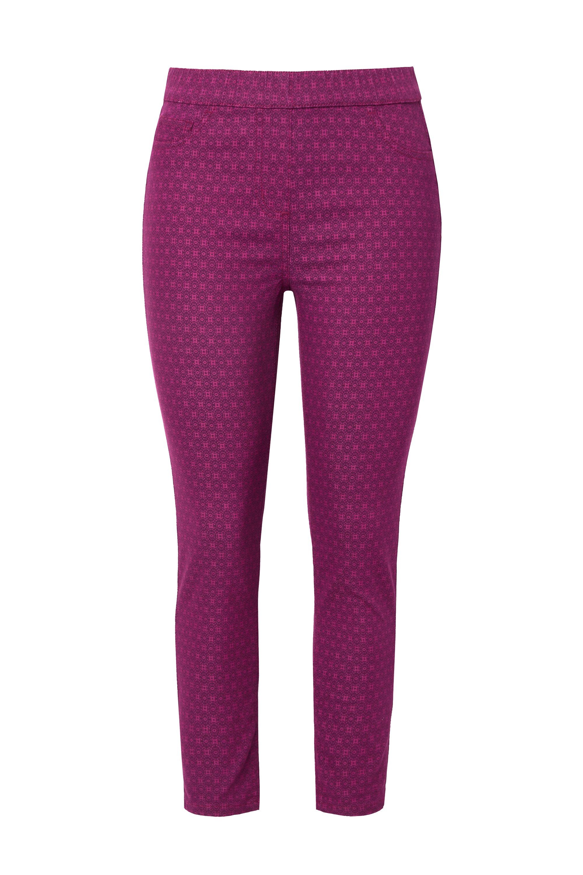 Janet & Joyce Jeggings Jeggings Slim Fit Minimal-Print Gesäßtaschen günstig online kaufen