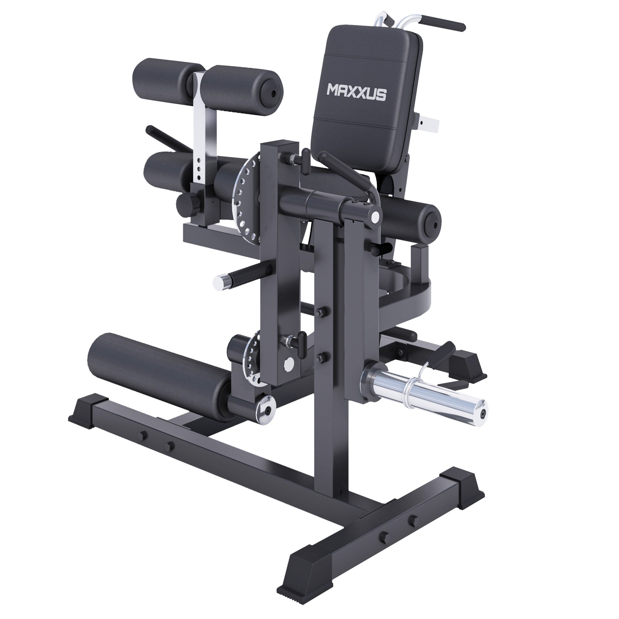 MAXXUS Multitrainer Pro - Kraftstation, Multigym, Тренажер для ног, Скамейки для пресса, Bauchtrainer, (1-St), für 30/50 mm, Beinstrecker, Beinbeuger, Zuhause, Ganzkörpertraining