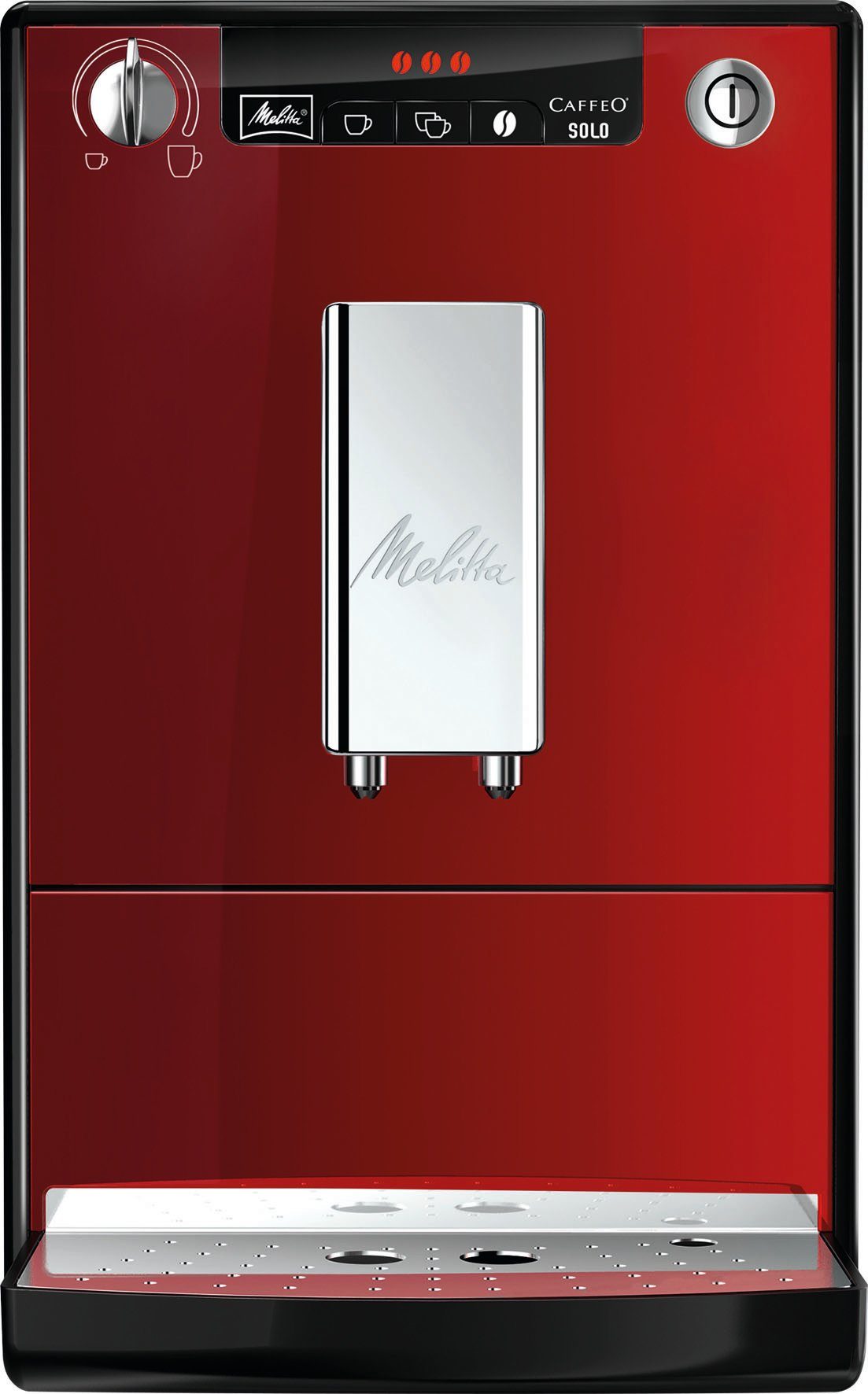 20cm Melitta breit Solo® crème Perfekt E950-204, Café für chili-red, Espresso, Kaffeevollautomat & nur