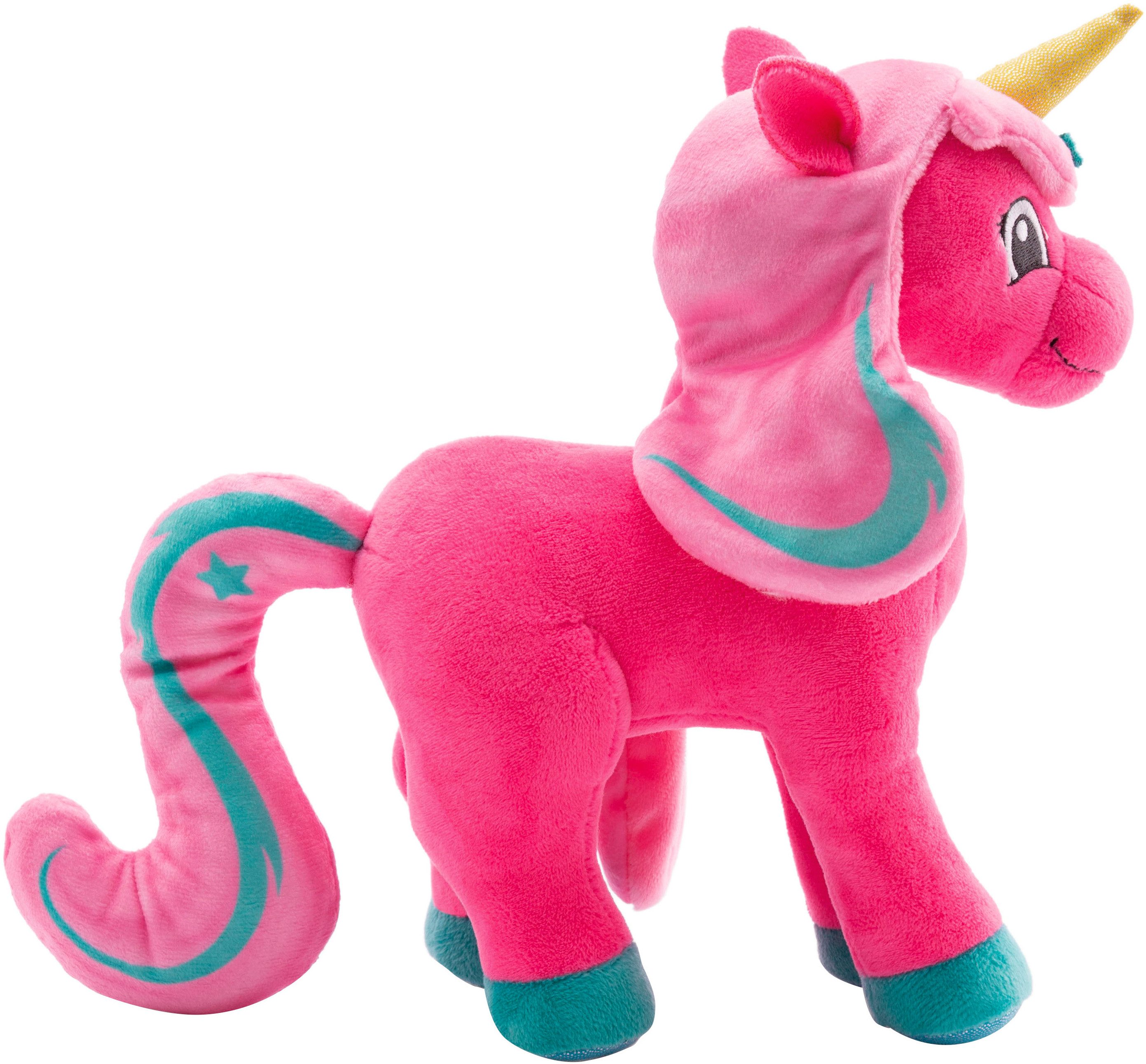 Nici Kuscheltier Lissy PONY, Einhorn Antonia pink-rosa, 22 cm stehend