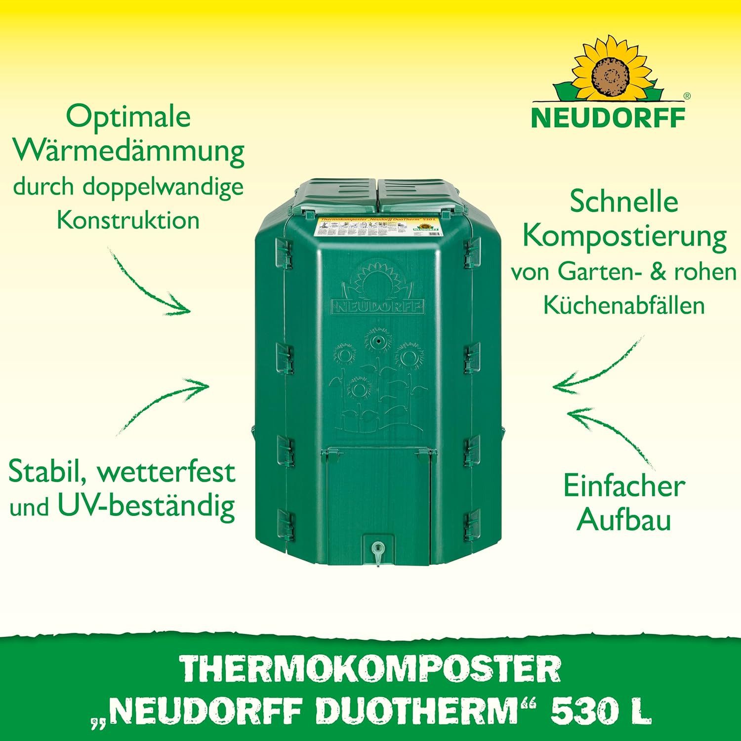 Neudorff Thermokomposter Thermokomposter "Neudorff DuoTherm 530 günstig online kaufen