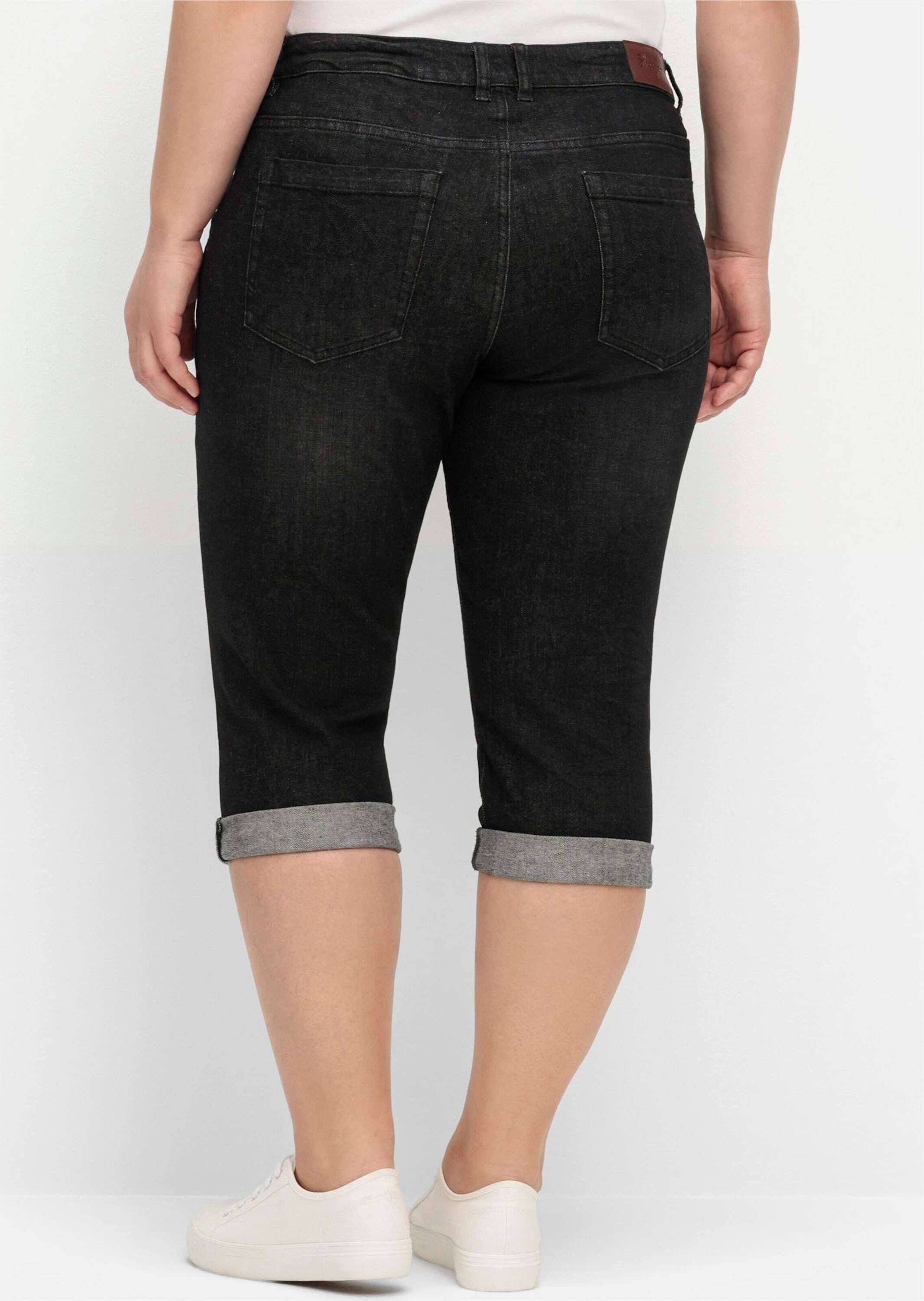 Sheego Jeansshorts 3/4-Jeans
