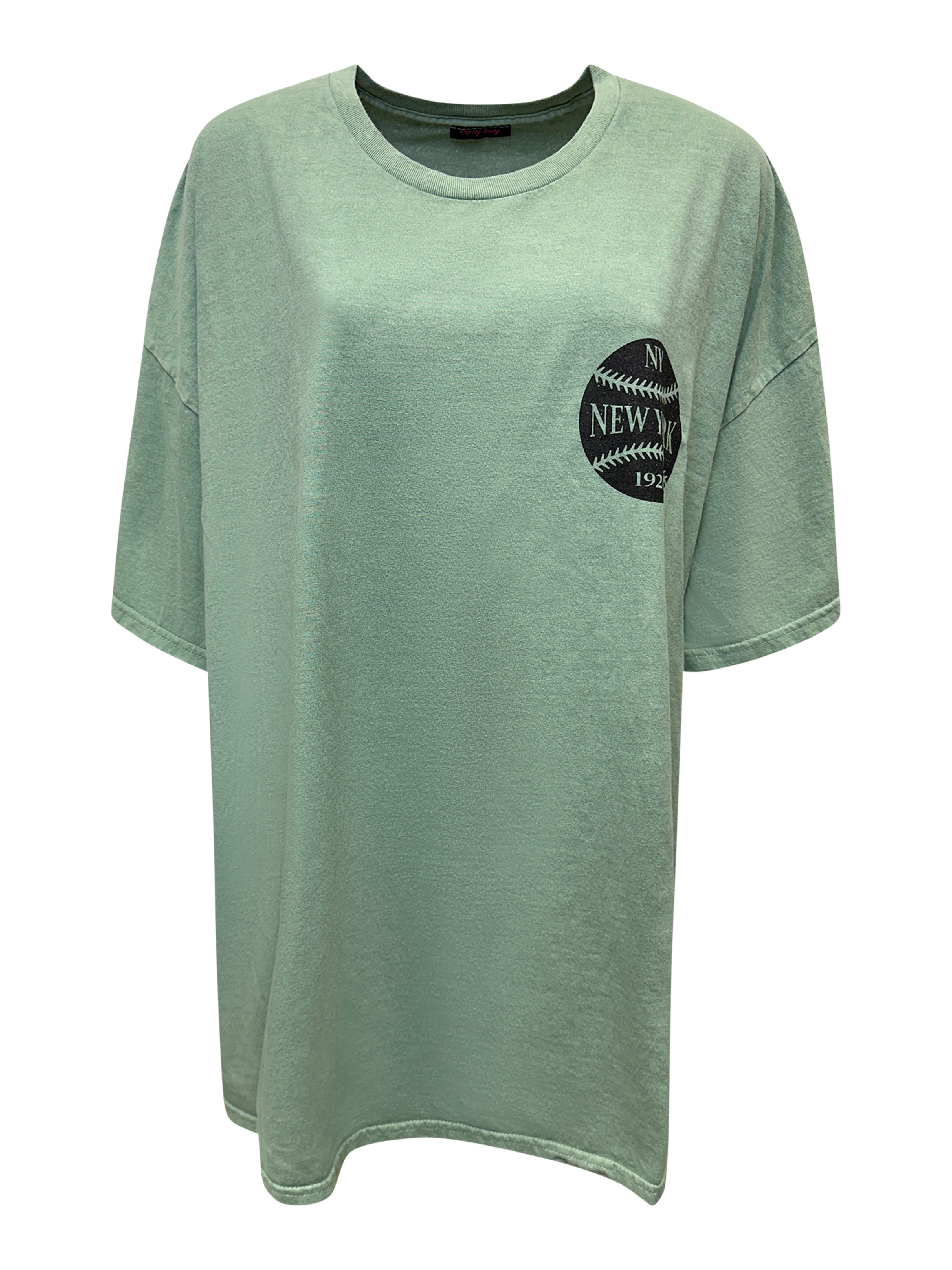 Worldclassca T-Shirt Worldclassca Oversized Print T-Shirt NY NEW YORK Tee S günstig online kaufen