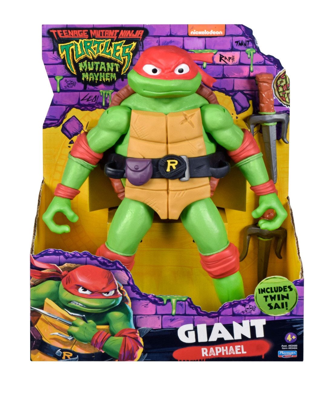 Playmates Toys Merchandise-Figur Teenage Mutant Ninja Turtles: Mutant Mayhem Action Figur Giant Raphael