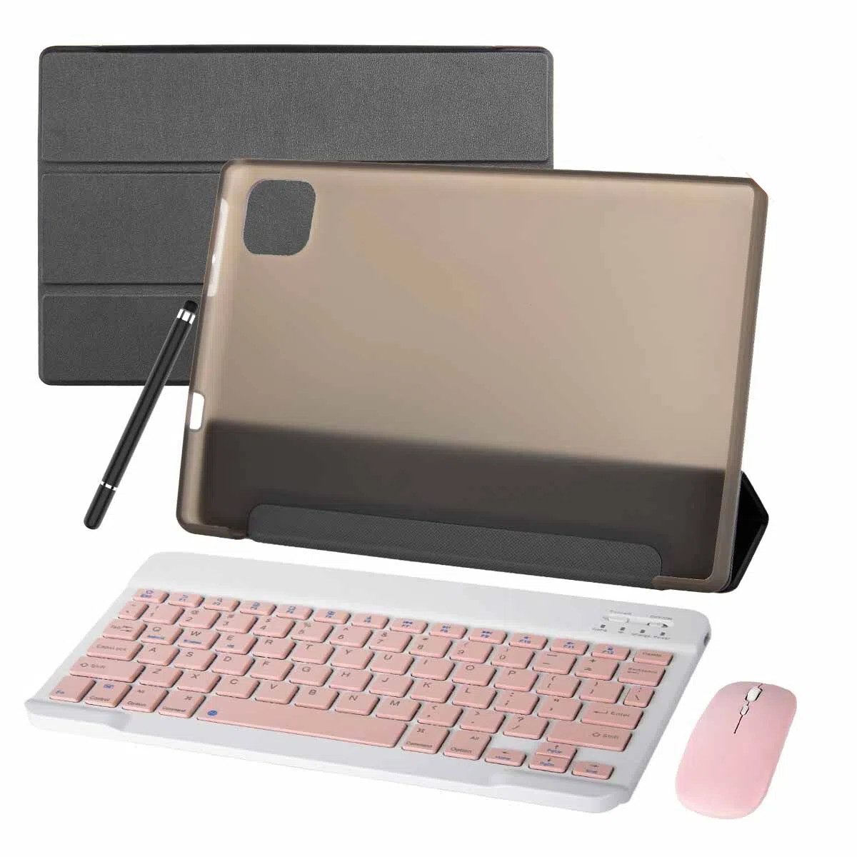 BUFO Tastatur, Maus, Eingabestift 3-in-1-Set drahtlose Bluetooth-Verbindung Tablet-Tastatur