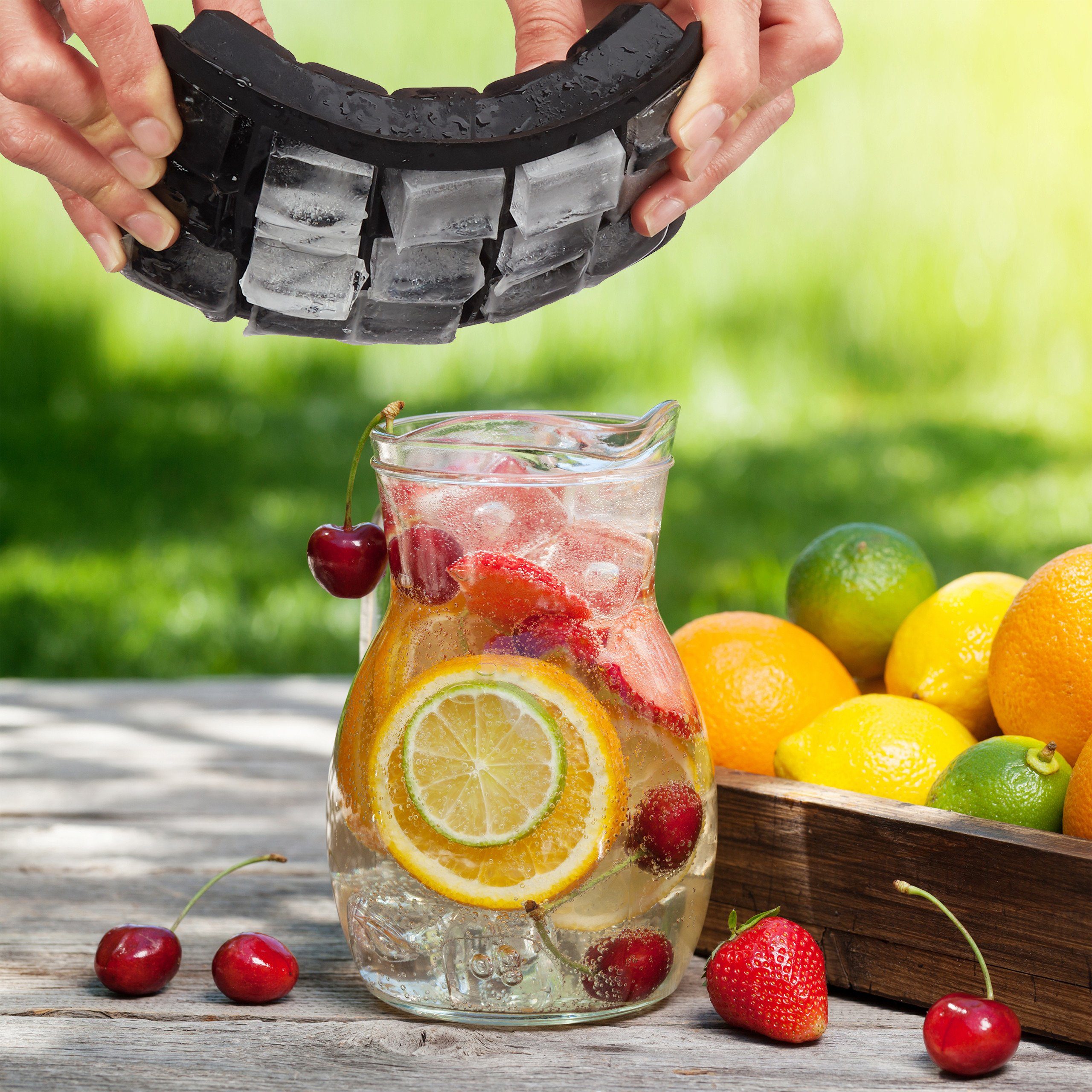 relaxdays Eiswürfelform Silikon 2,5 cm